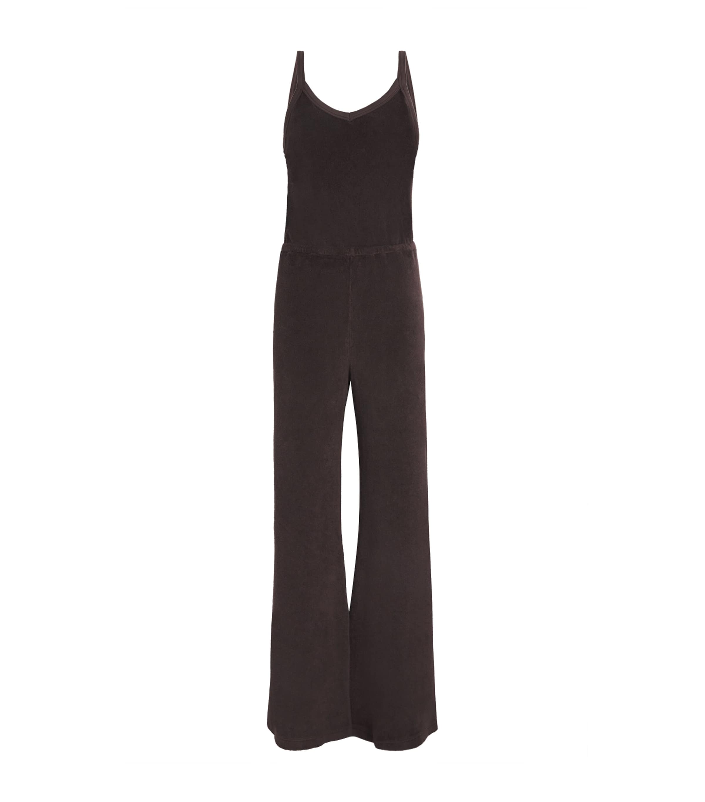 Suzie Kondi Womens Cotton-Blend Elma Jumpsuit Truffle