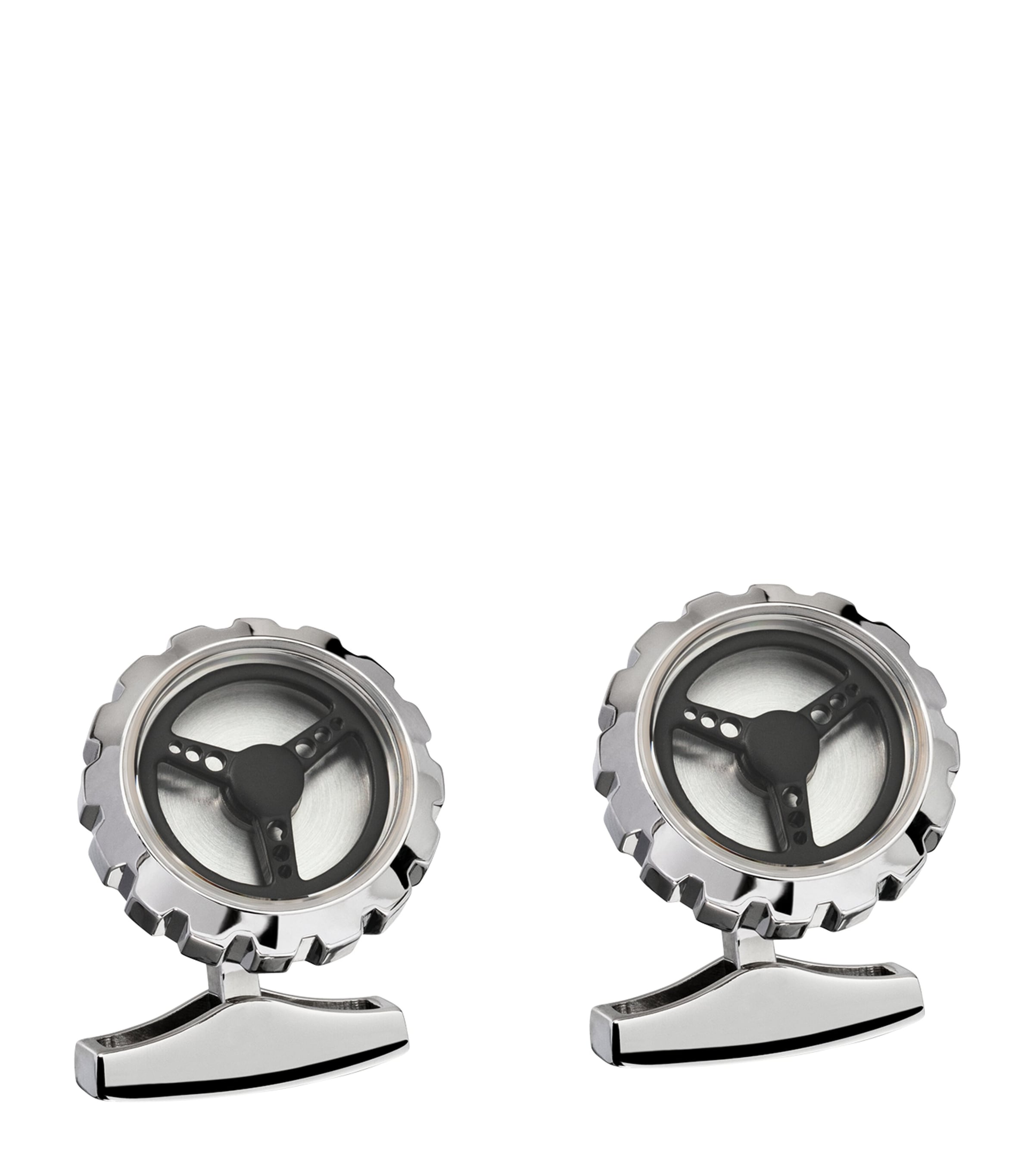 Racing Steering Wheel Cufflinks