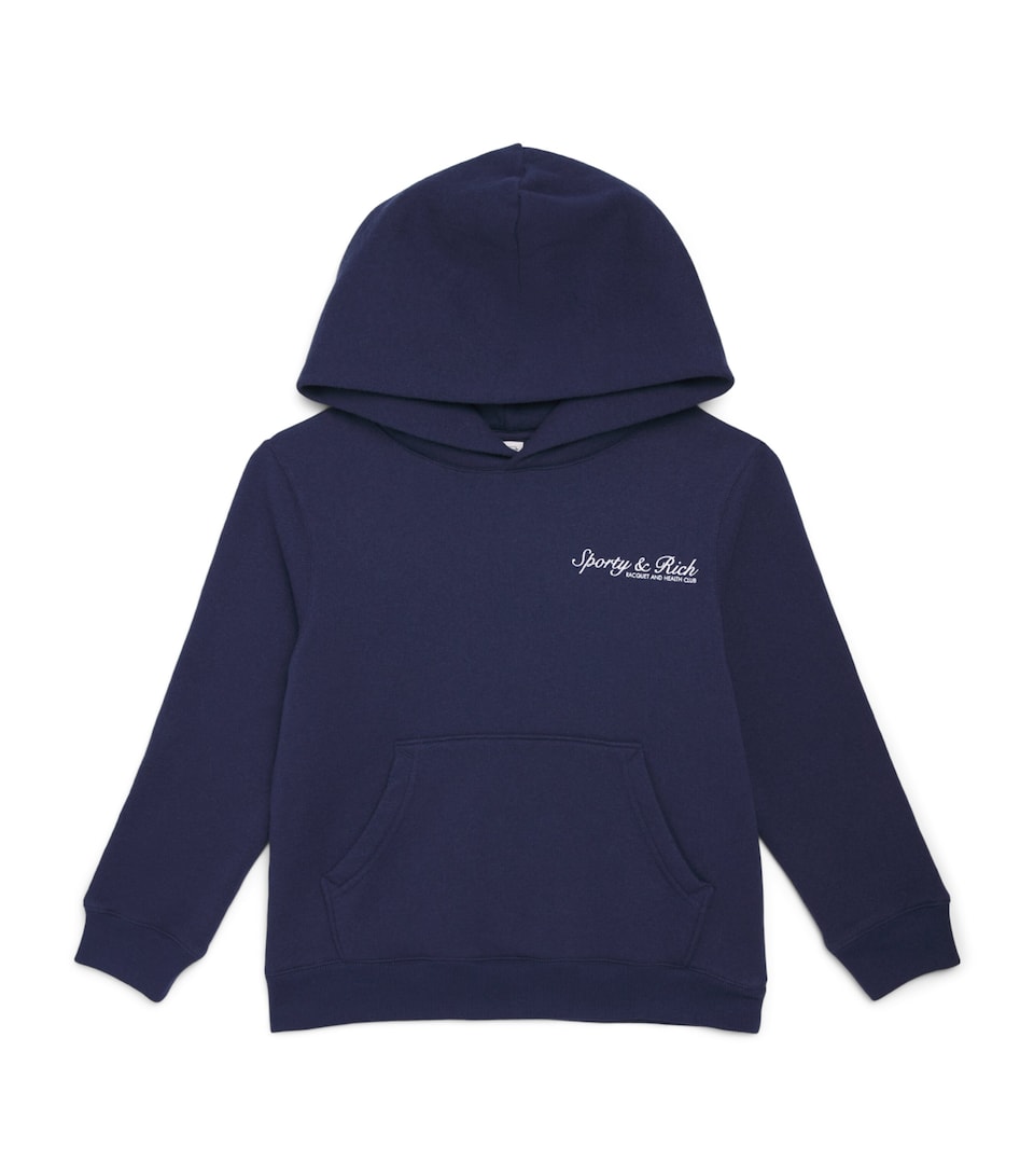 SPORTY & RICH KIDS Syracuse Hoodie (2-14 Years) Dark Navy