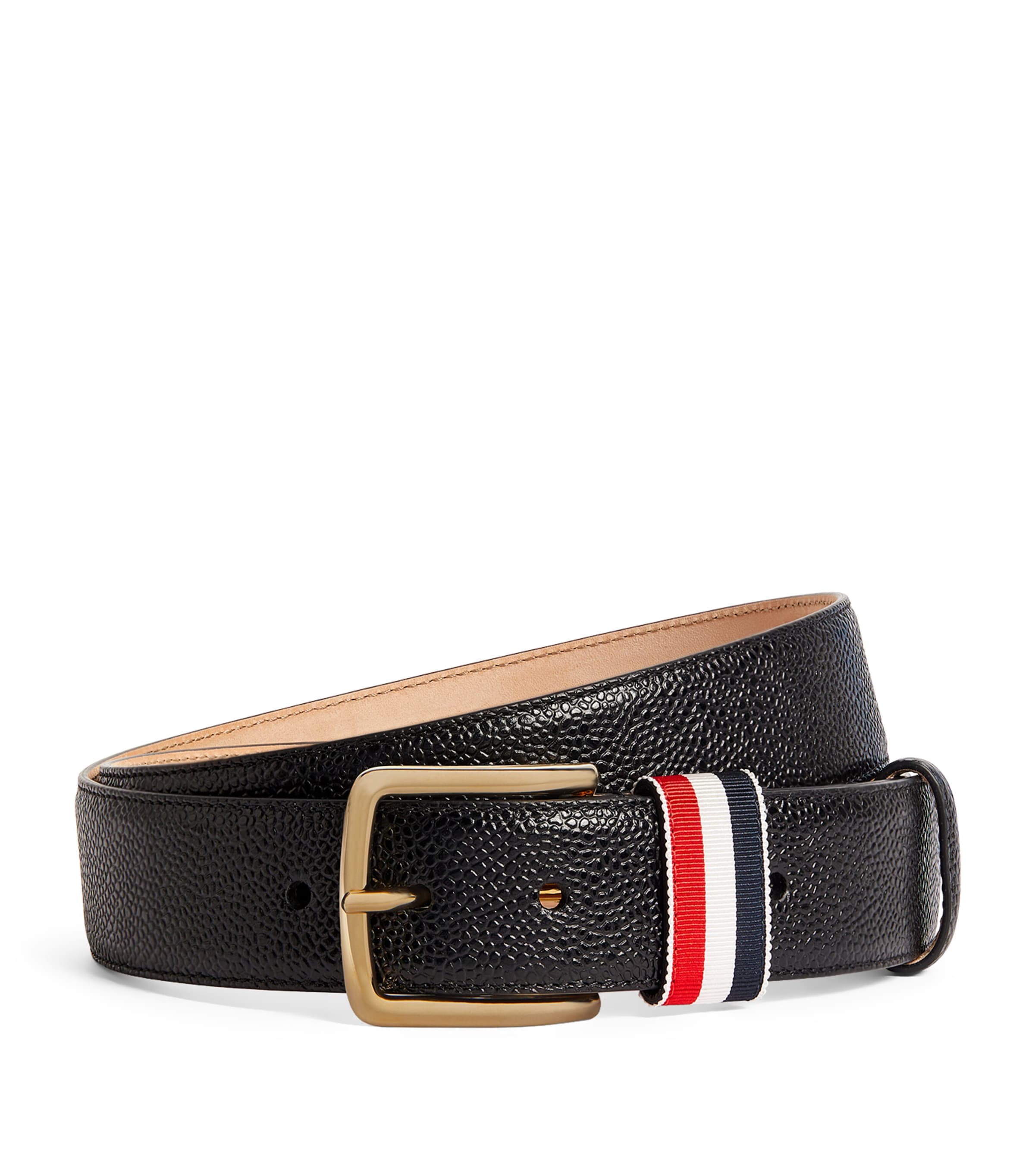 Leather Tricolour Belt