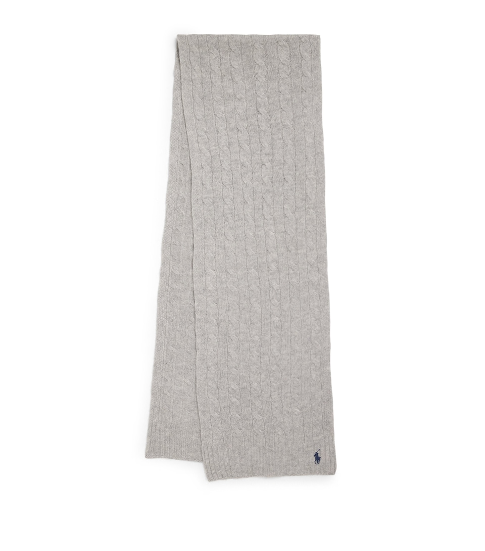 Wool-Cashmere Pony Scarf