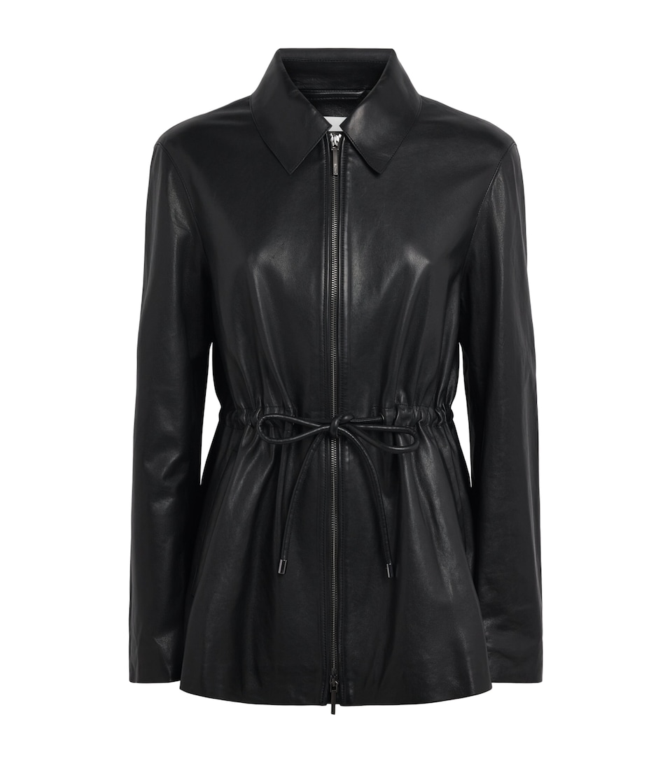 Joseph Womens Nappa Lambskin Tullia Jacket Black