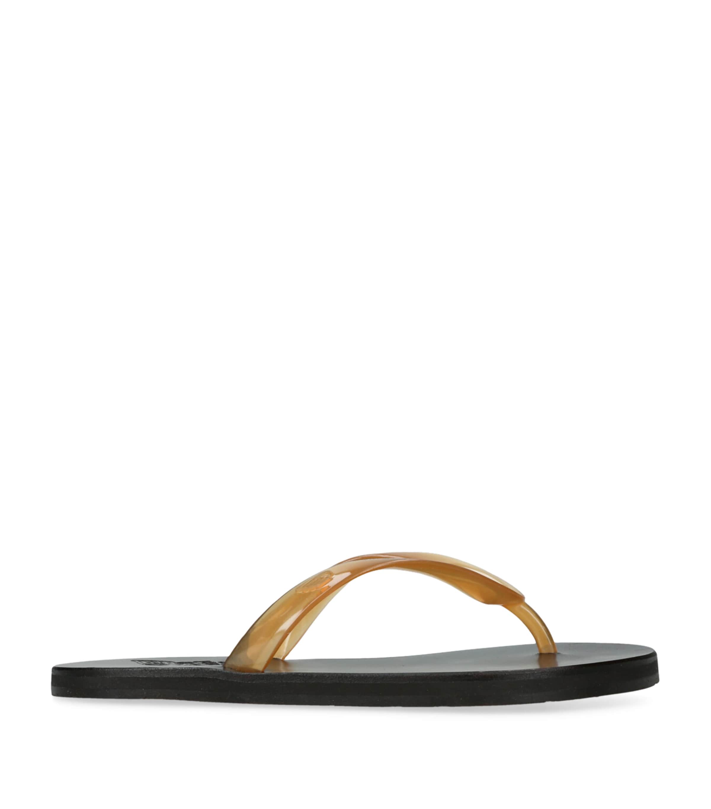 Ancient Greek Sandals Saionara Jelly Flip-Flops Brown