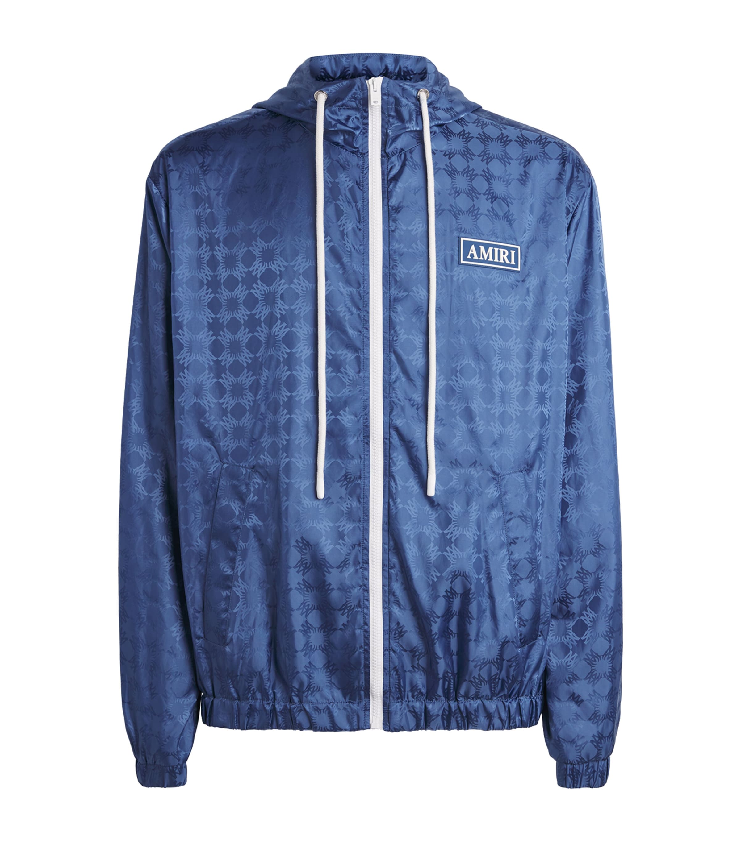AMIRI Mens MA Quad Windbreaker Jacket Stone Blue