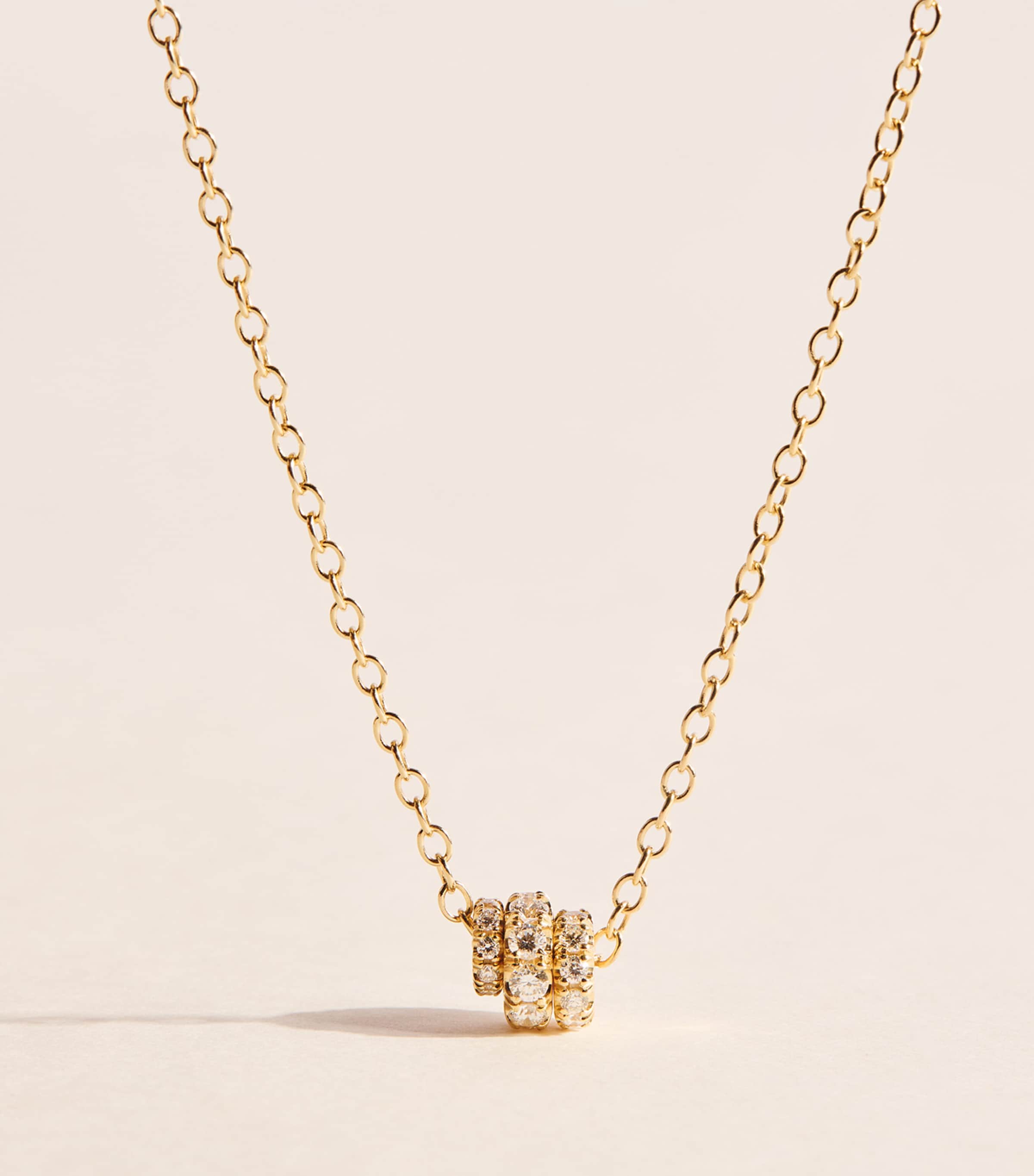 Spinelli Kilcollin Yellow Gold and Diamond Vesta Necklace Yellow Gold