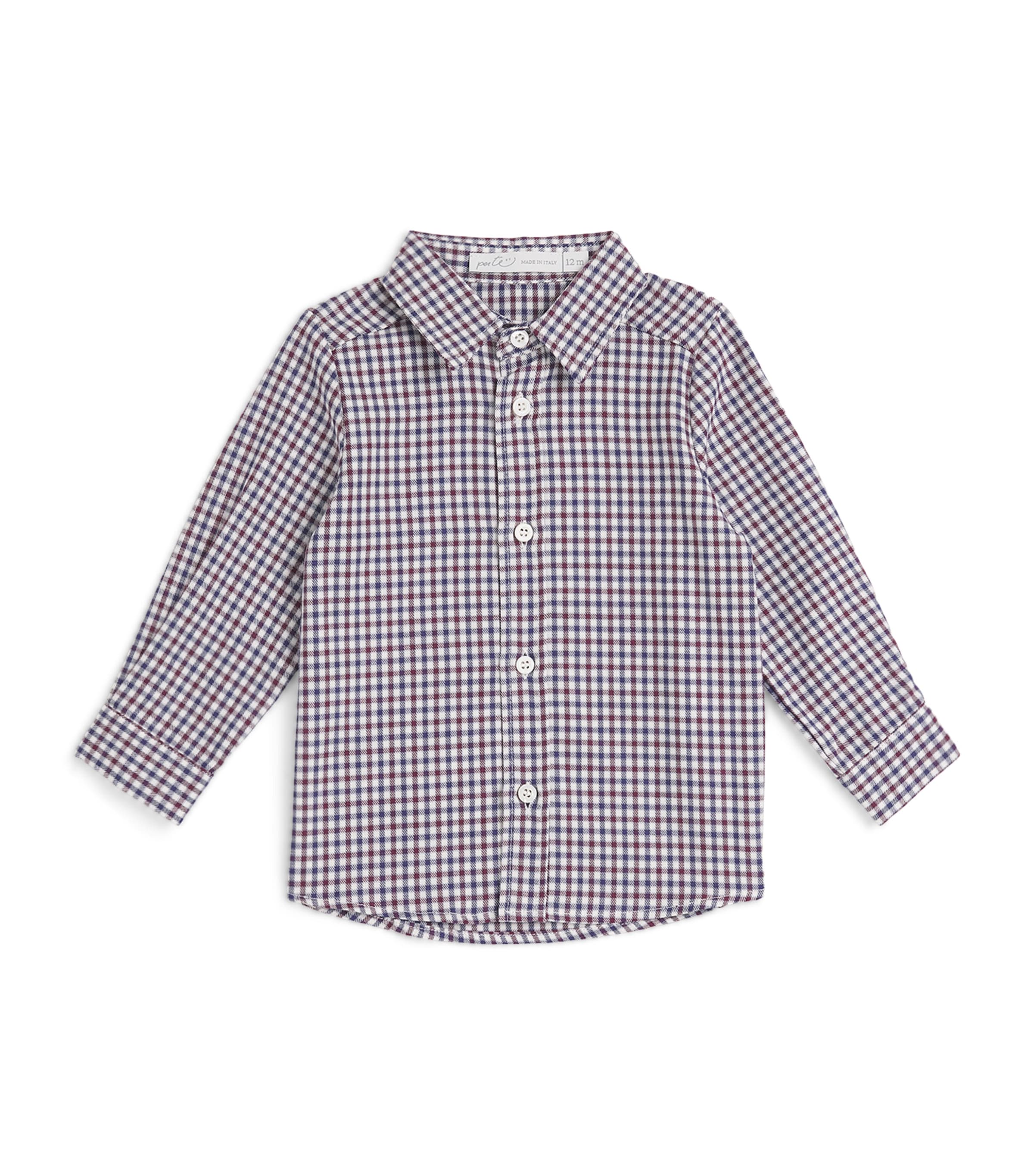 Per Te Check Shirt (3 Months-2 Years) Check