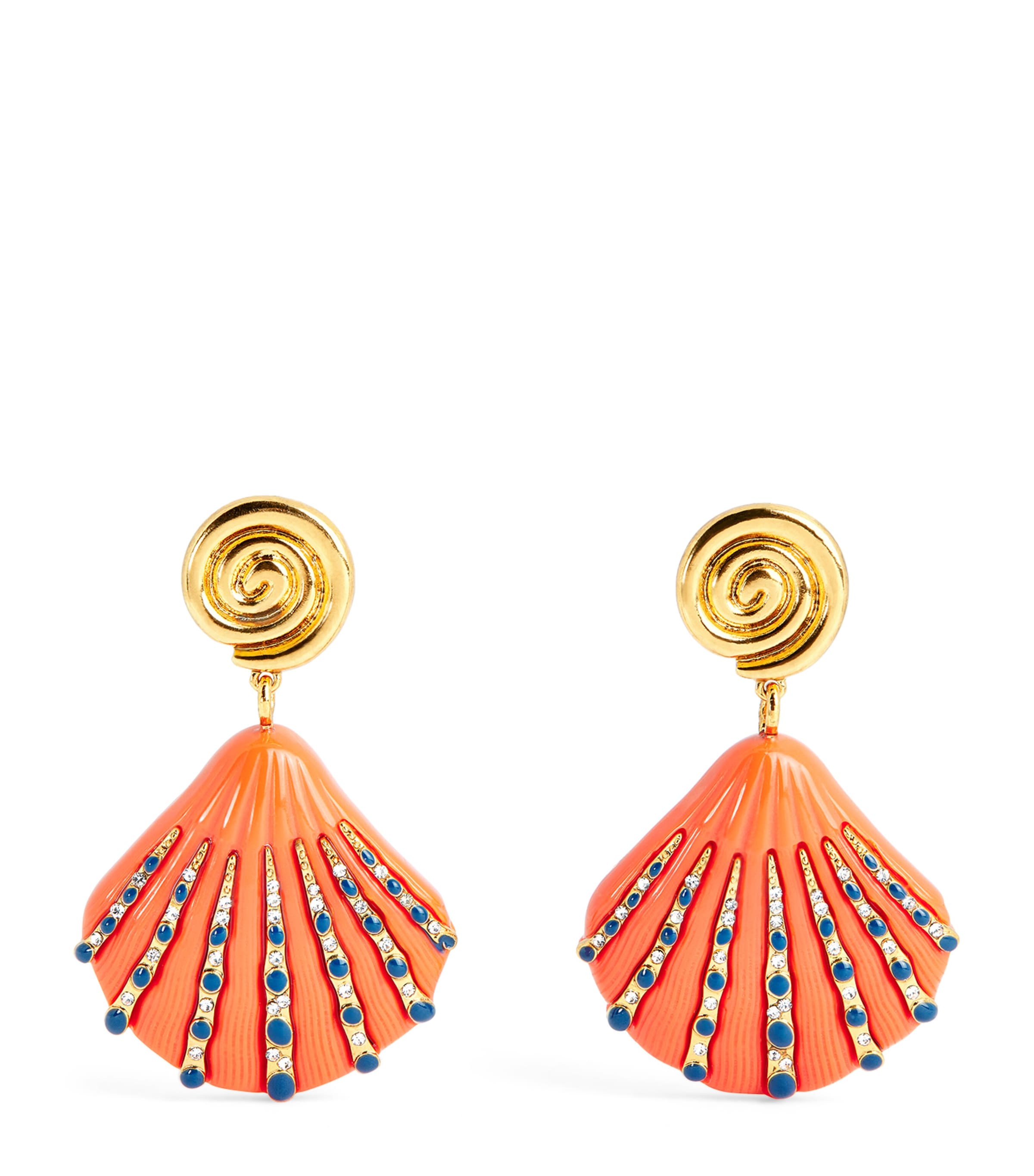 Gold-Plated Daphne Drop Earrings