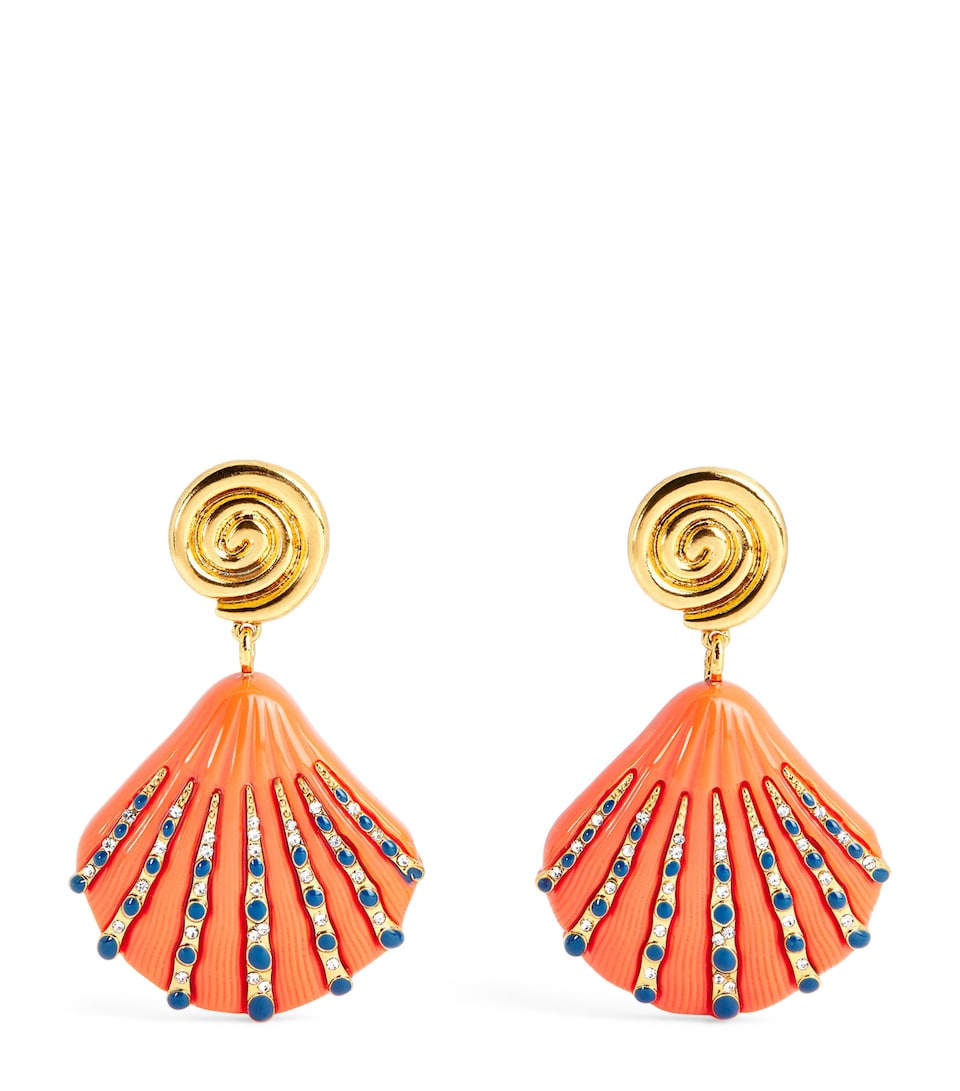 Gold-Plated Daphne Drop Earrings