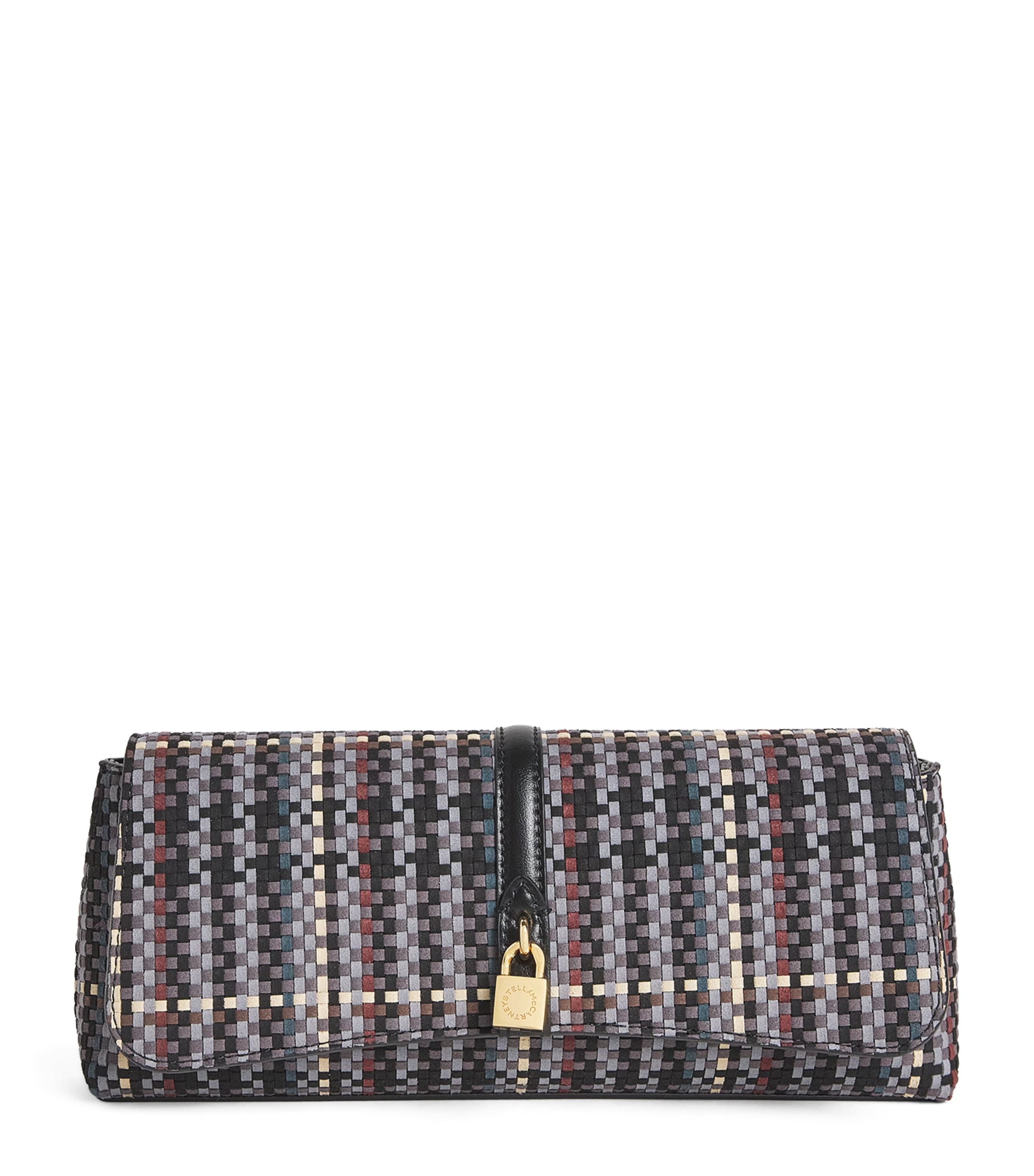 Stella McCartney Prince of Wales Ryder Pochette Bag Multicolor Grey