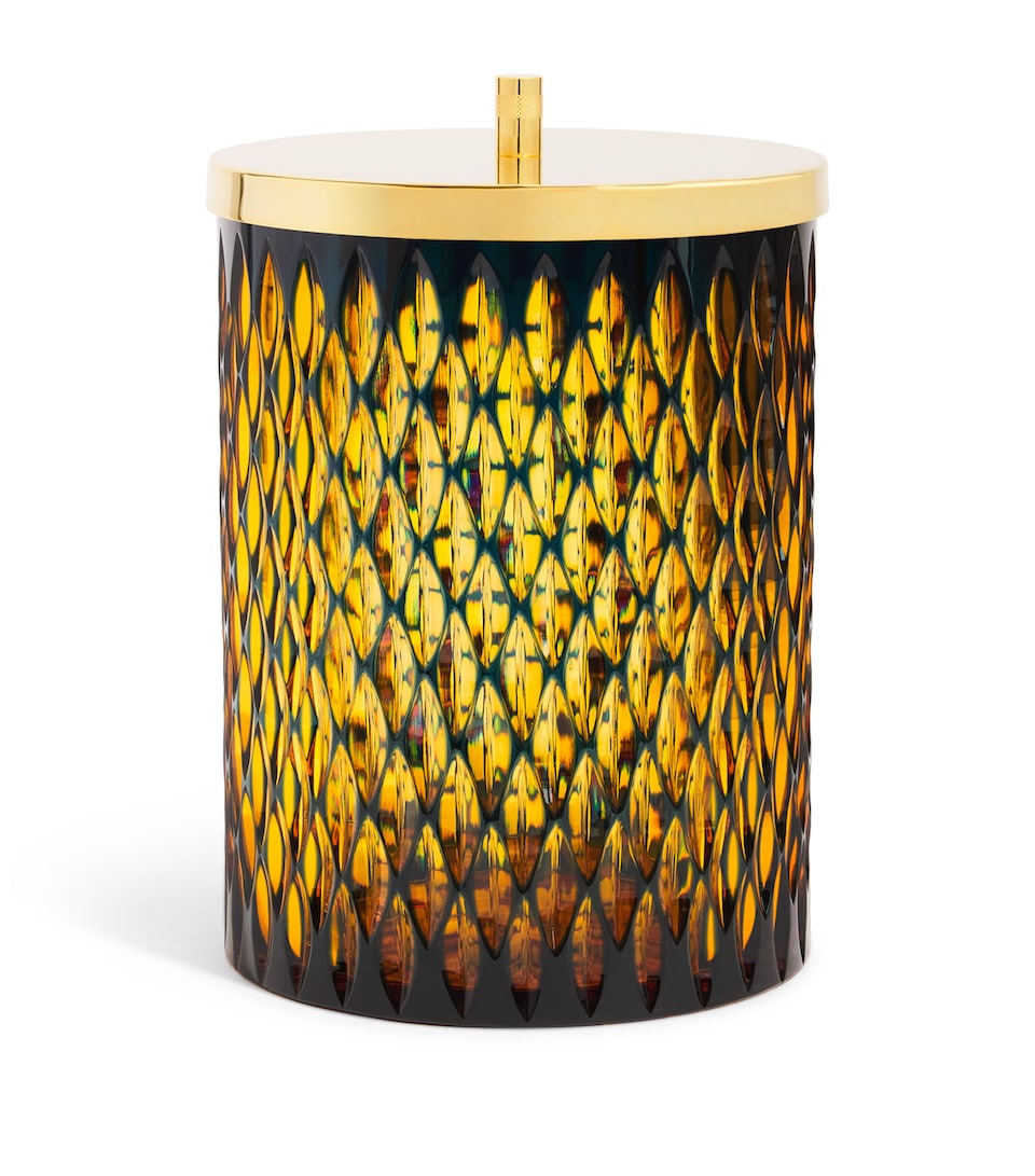 Crystal Lidded Bin