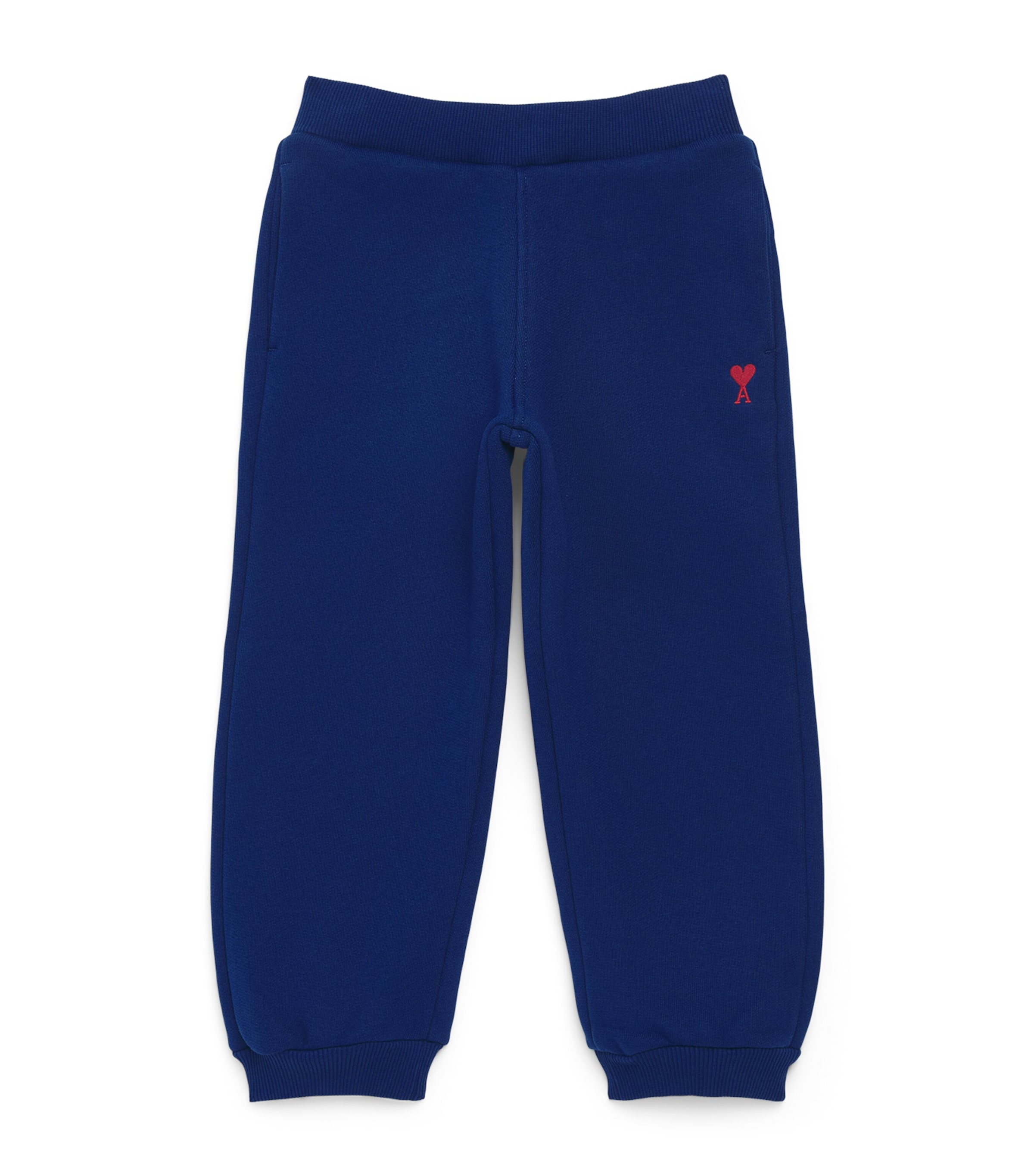AMI Paris Cotton Ami de Coeur Sweatpants (4-12 Years) : Bleu Roi