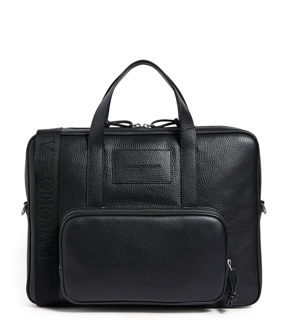 Tumbled Leather Soft Briefcase