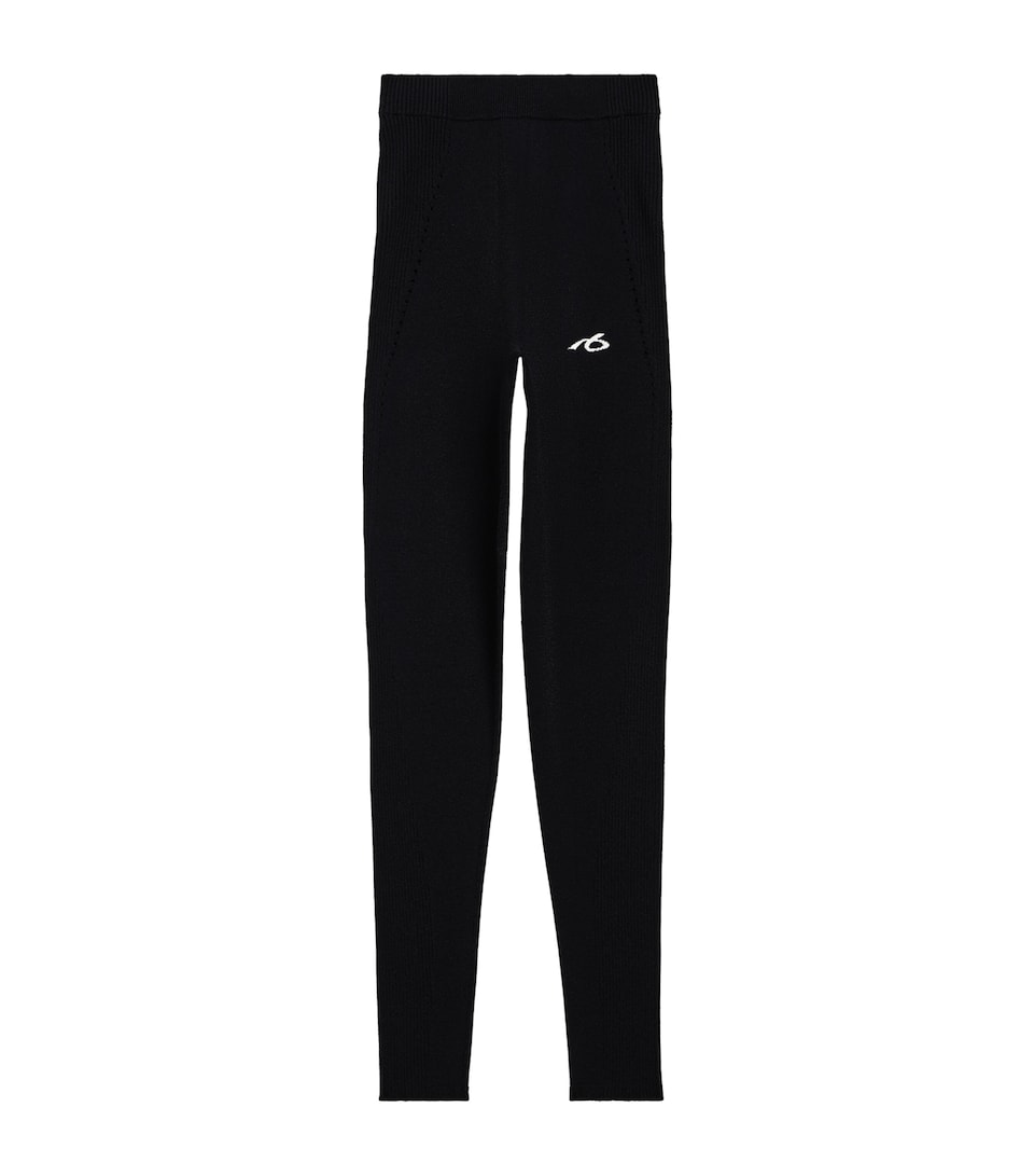Balenciaga Womens Knitted Leggings