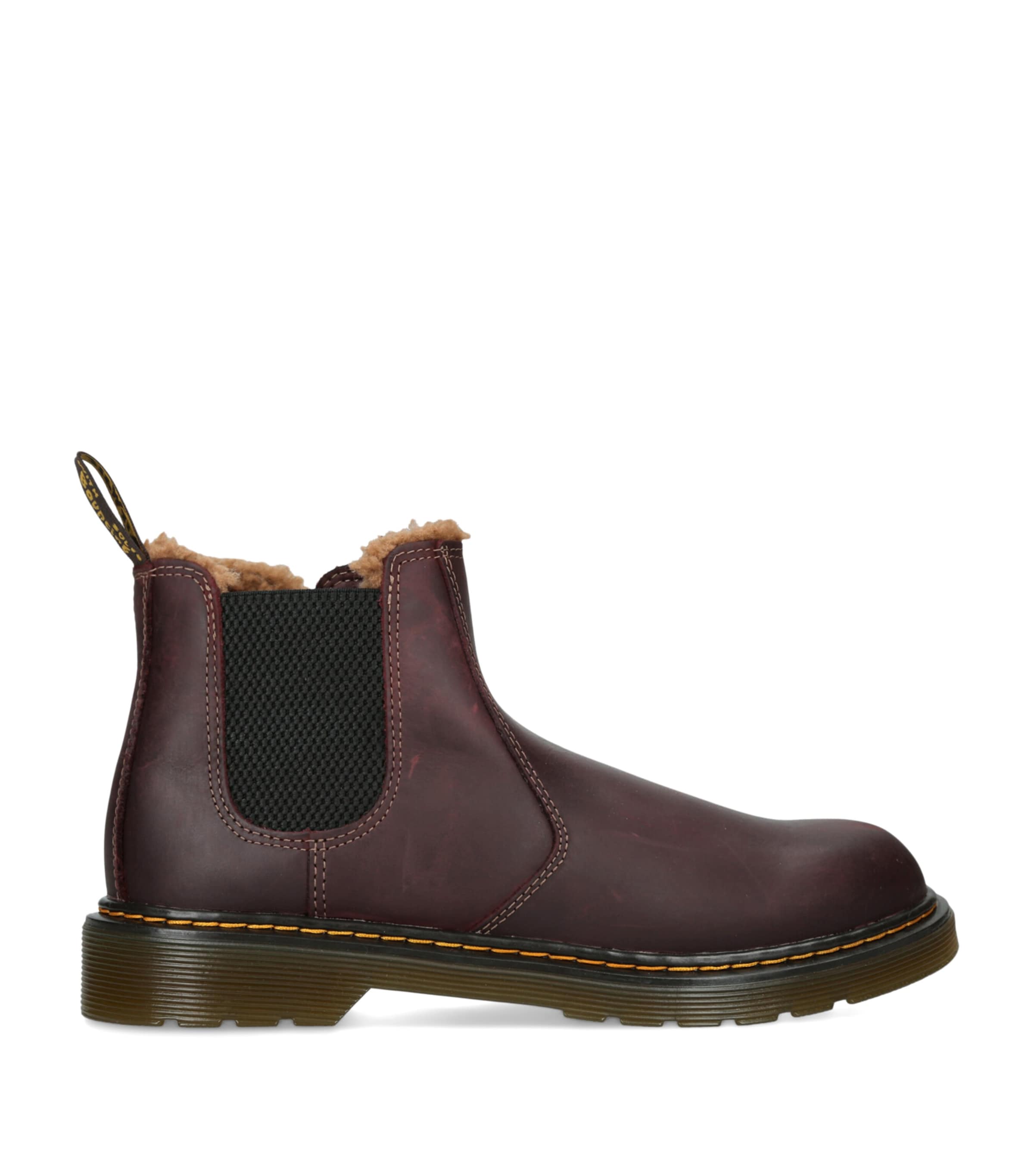 Dr. Martens Leather 2976 Leonore Chelsea Boots Brown