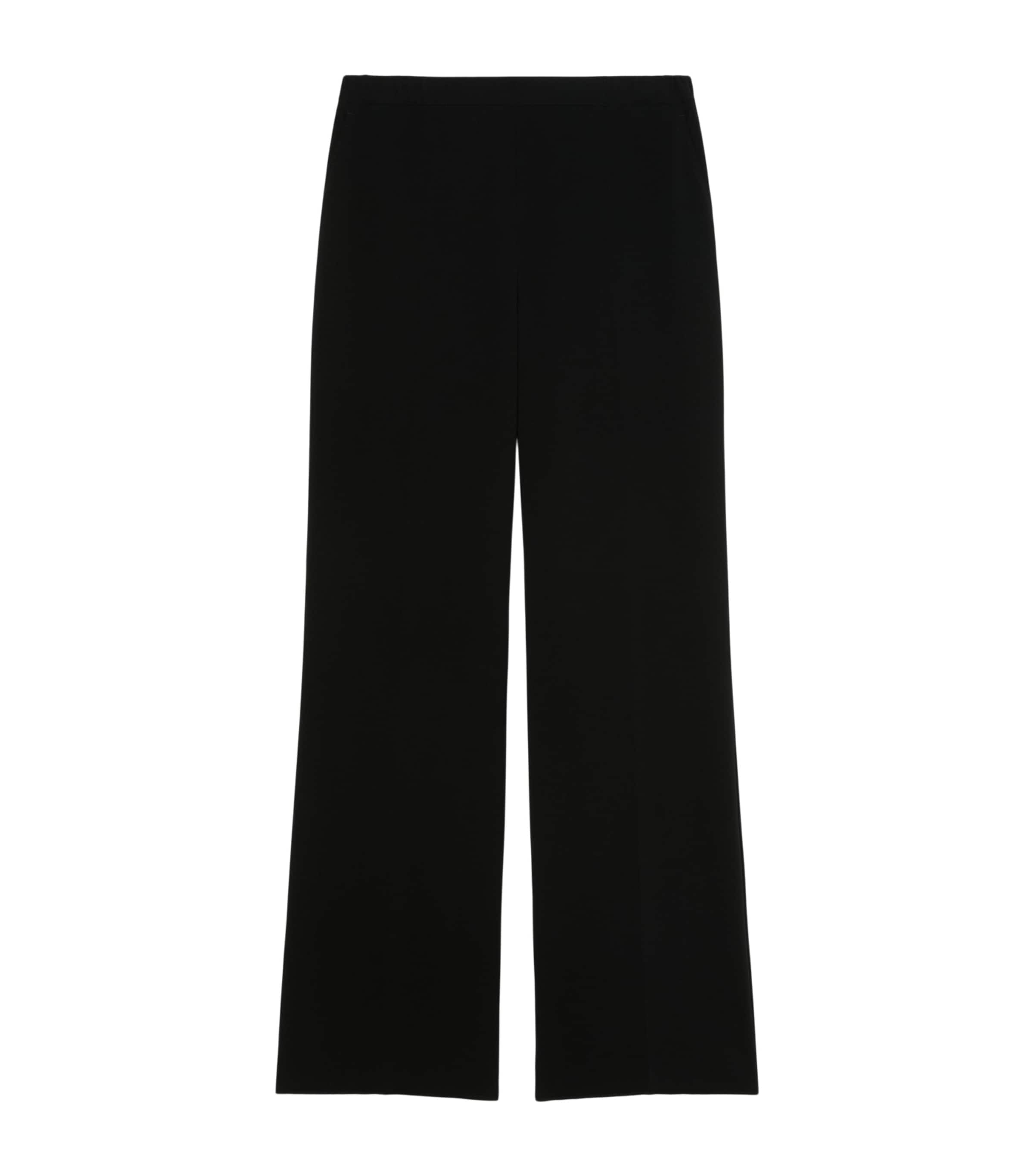 Marina Rinaldi Womens Pleat-Detail Tailored Trousers Black