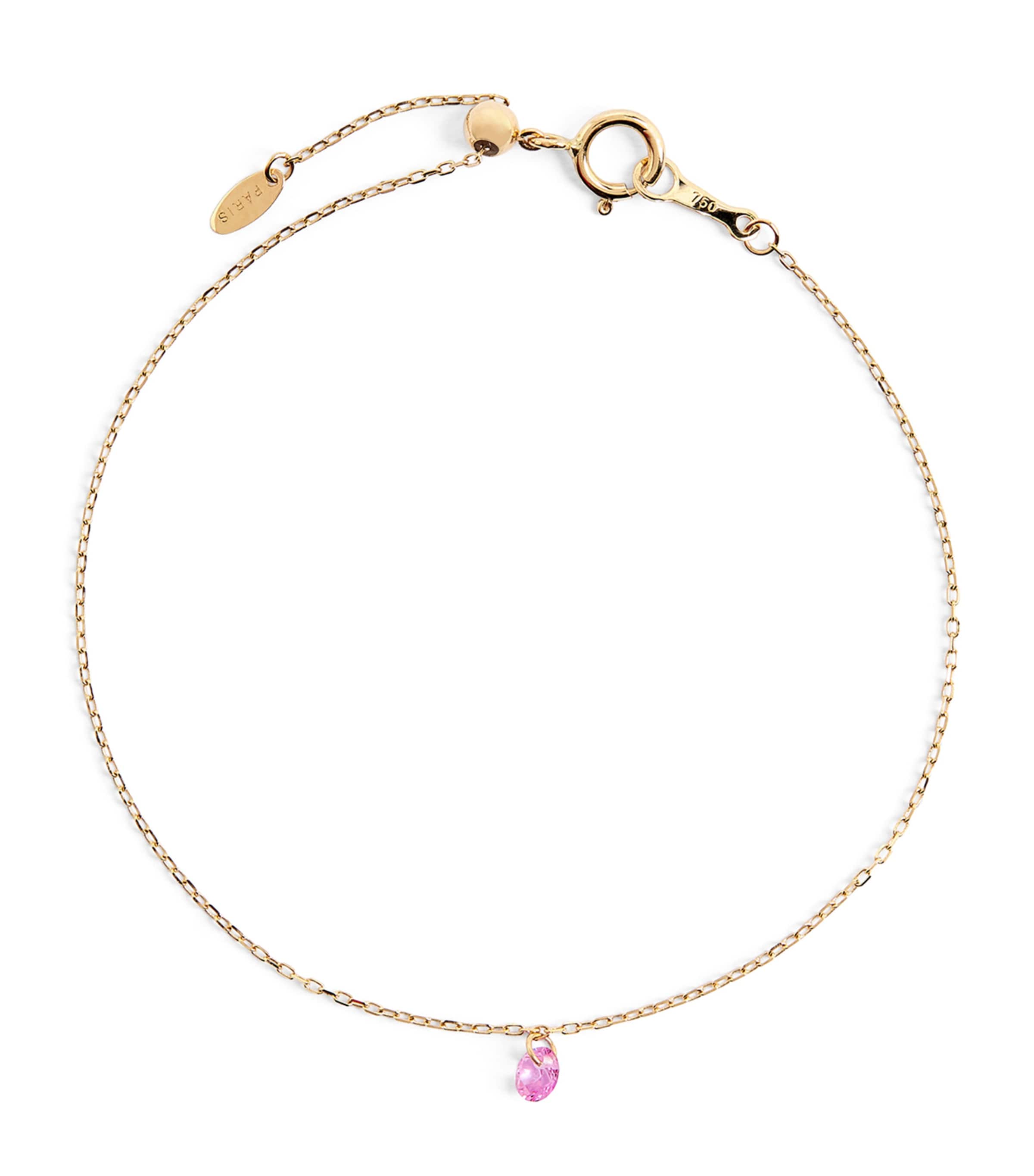 Yellow Gold and Sapphire La Vie En Rose Bracelet