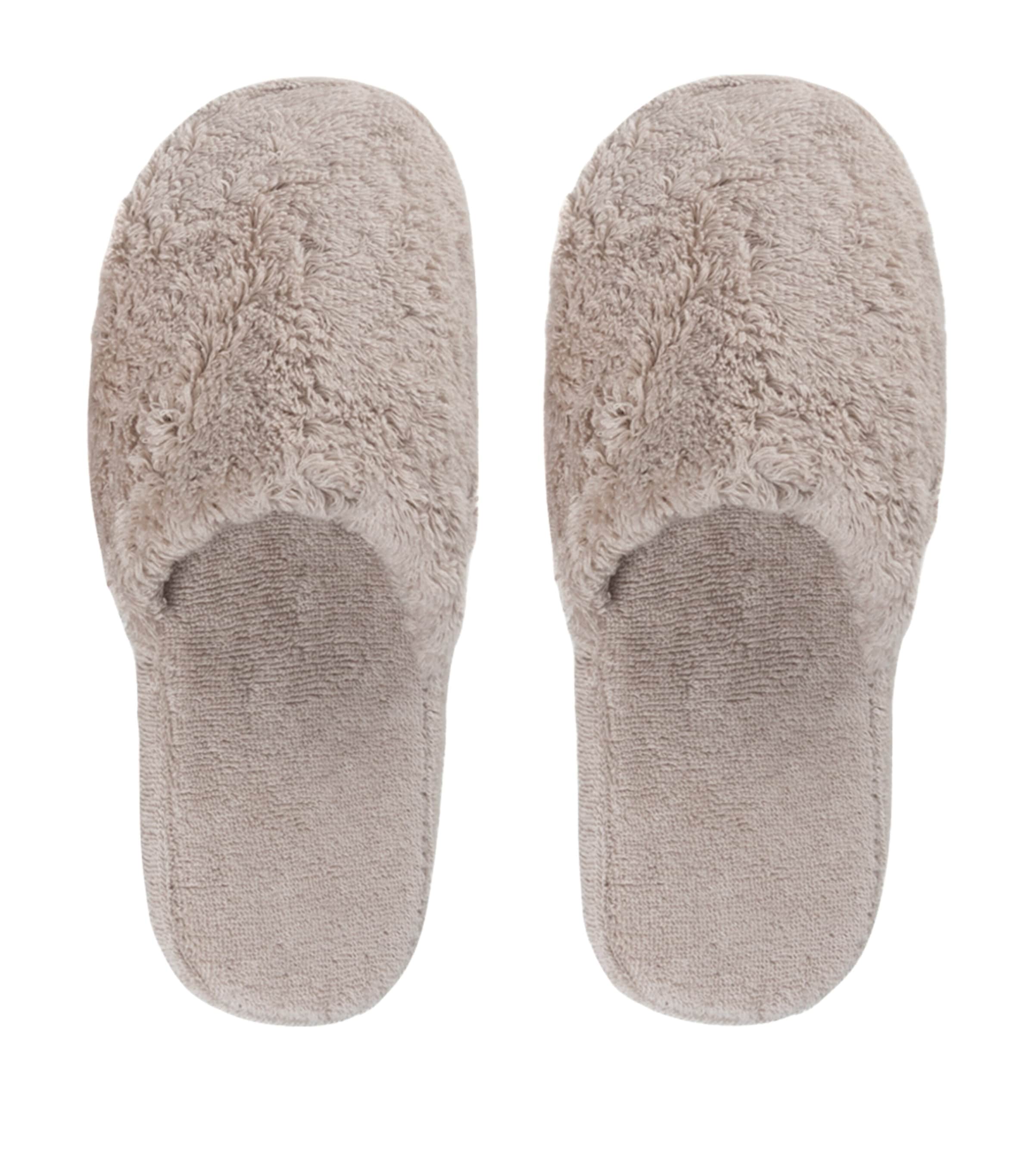 GRACCIOZA Egyptian Cotton Egoist Slippers Fog