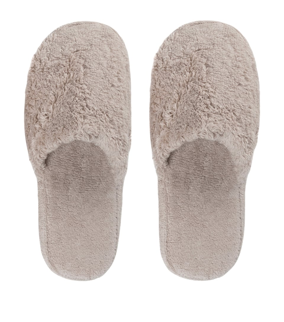 GRACCIOZA Egyptian Cotton Egoist Slippers Fog