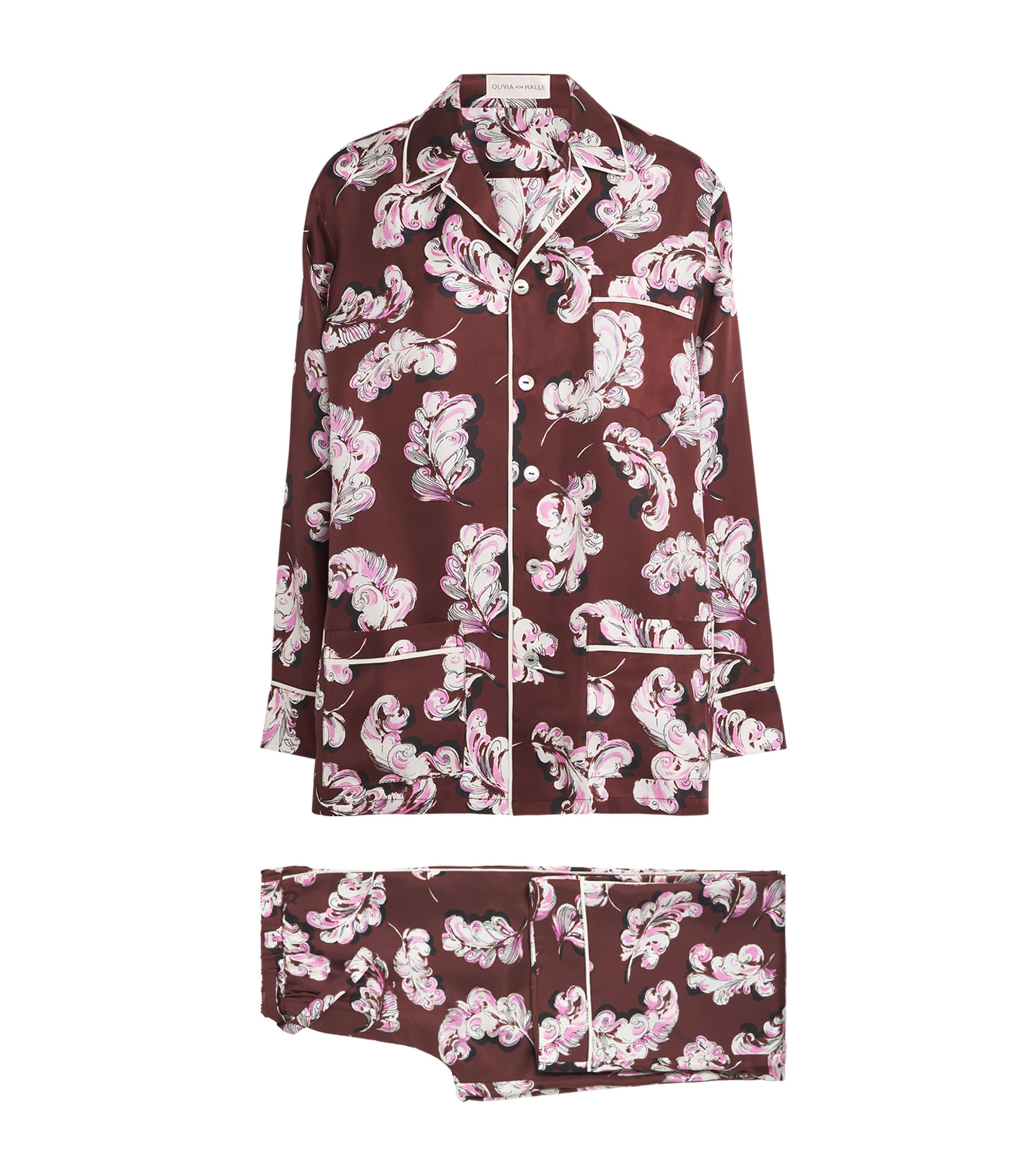 Silk Plume Yves Pyjama Set