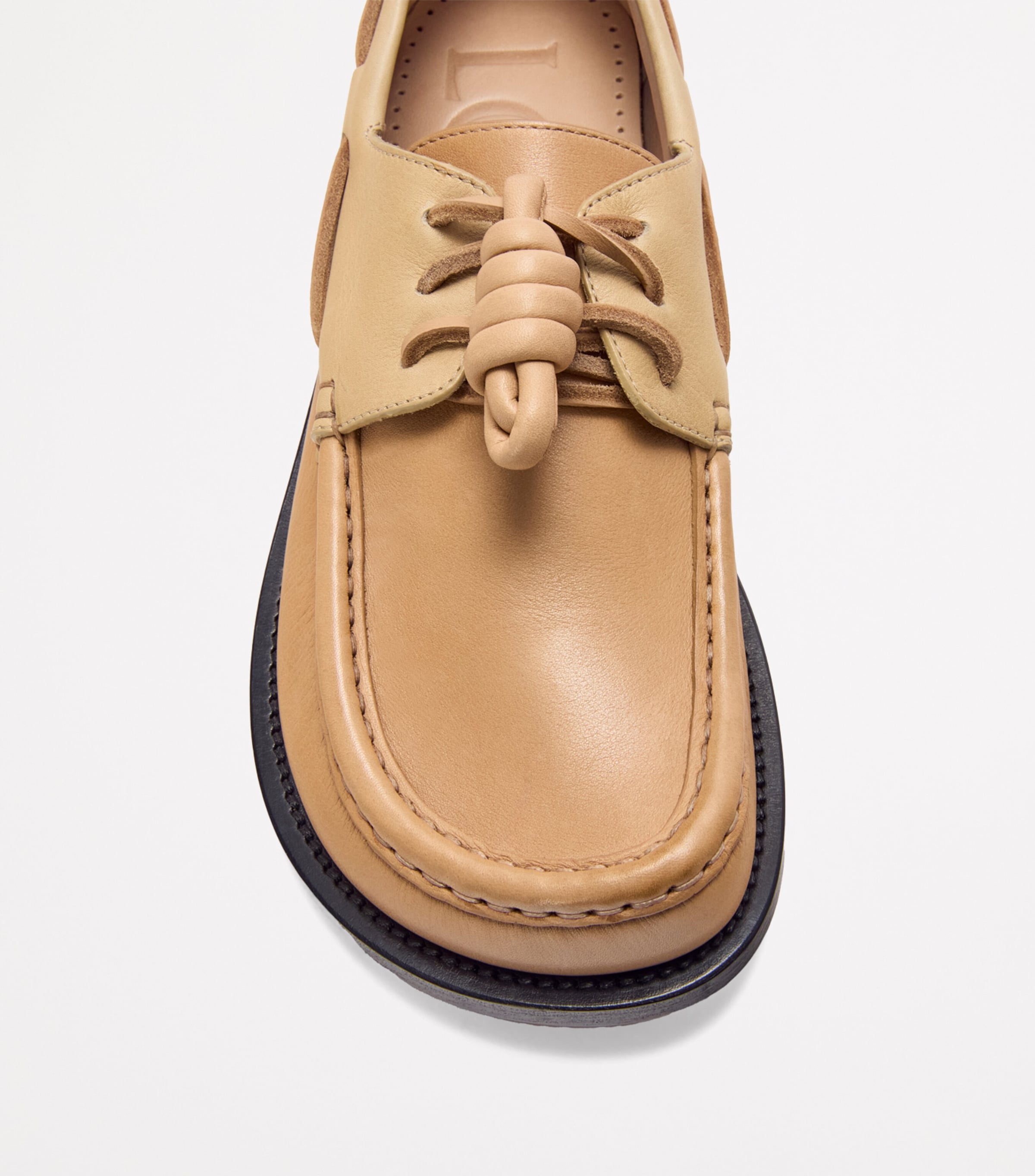 ローファー・オックスフォード LOEWE FW25 Loewe Campo Brushed Loafers (LLSC290X23 5031) LOEWE Leather Campo Heeled Loafers 40 | Harrods US