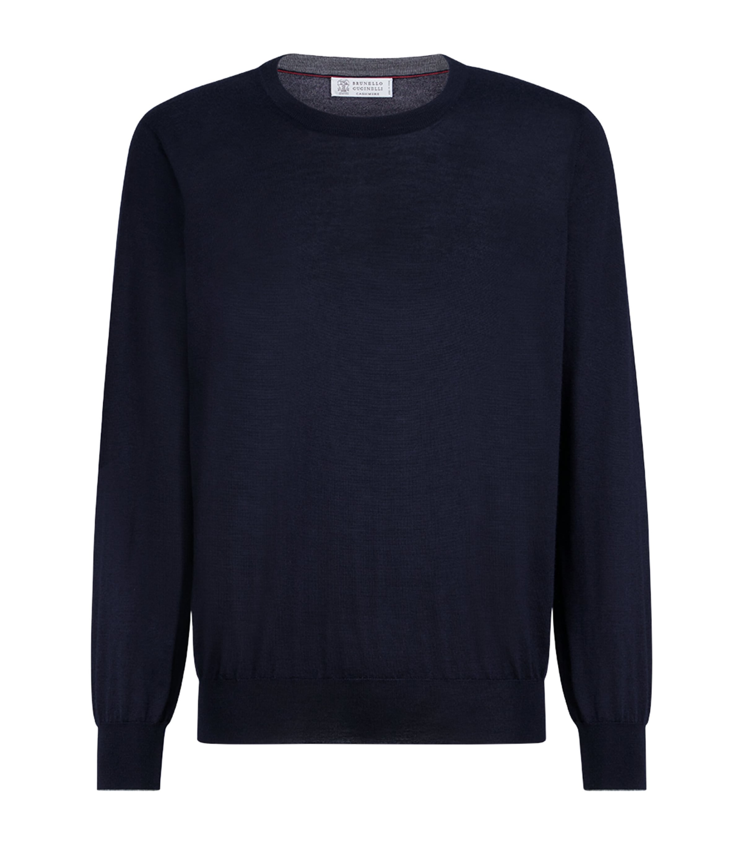 Brunello Cucinelli Mens Cashmere-Silk Crew-Neck Sweater