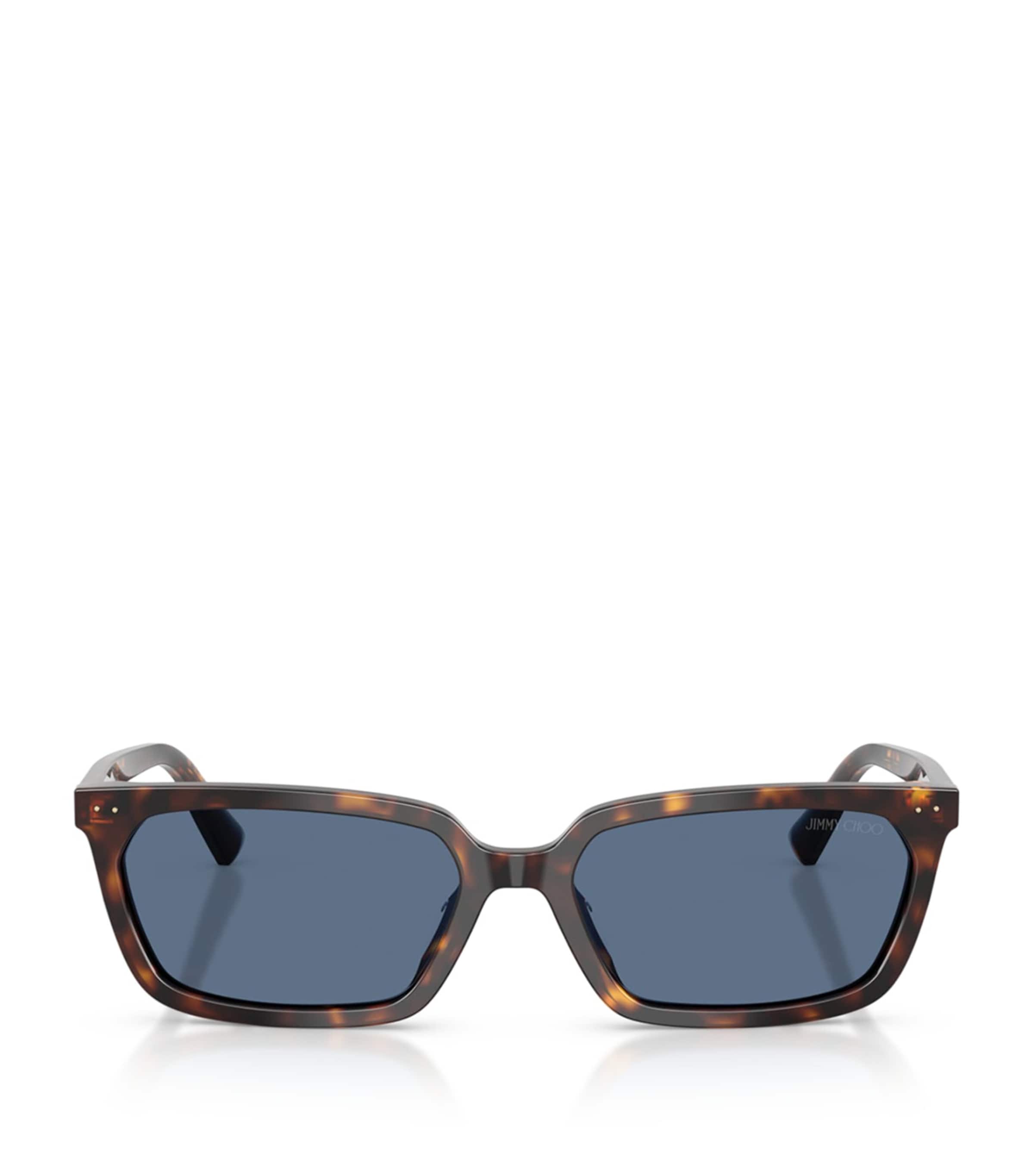 Tortoiseshell Rectangular Sunglasses