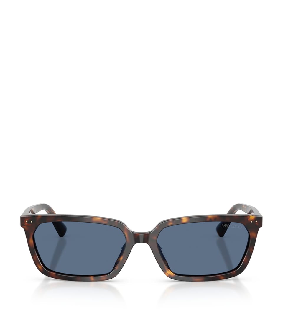 Tortoiseshell Rectangular Sunglasses