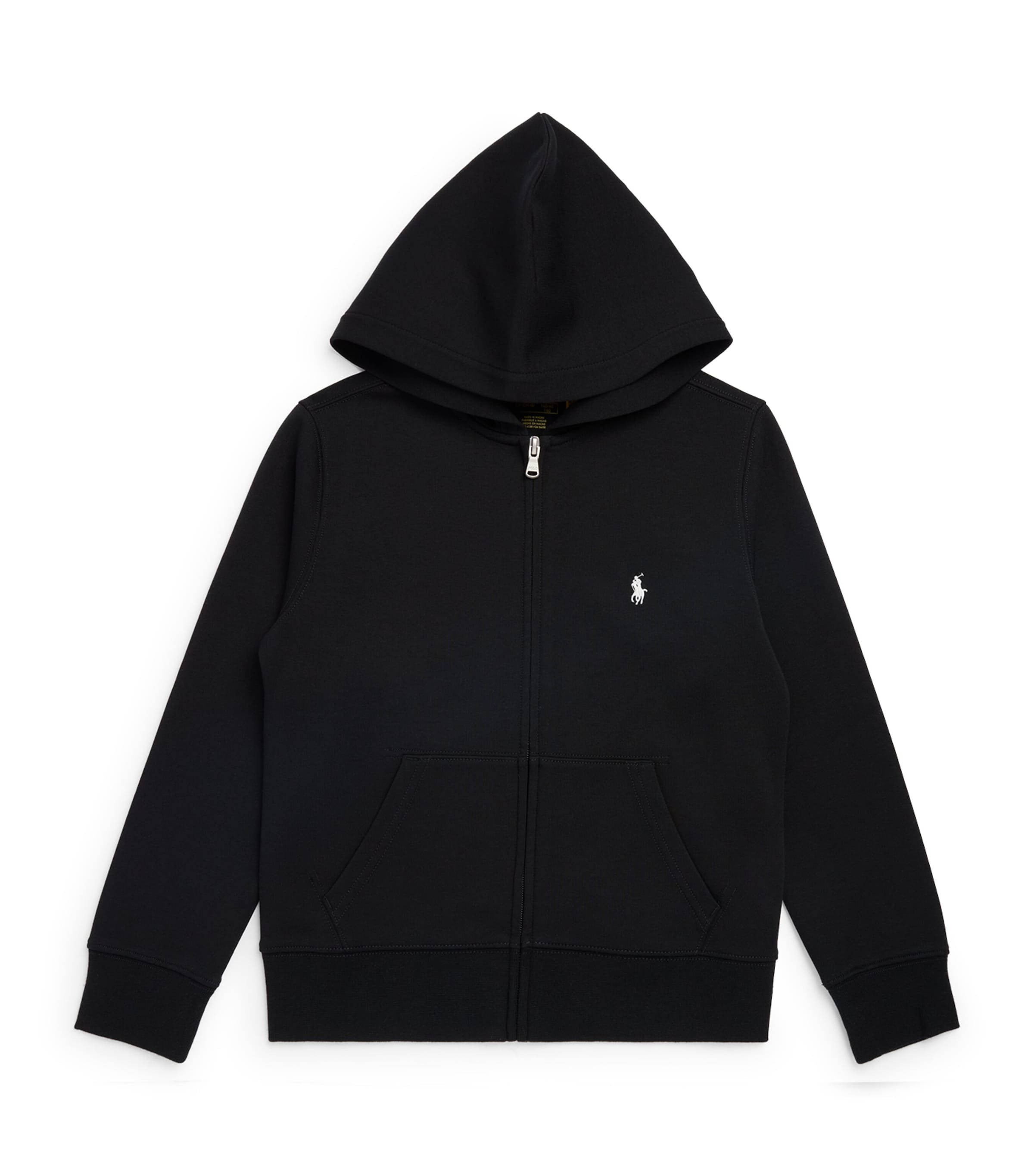 Ralph Lauren Kids Polo Pony Zip-Up Hoodie (6-14 Years) Polo Black
