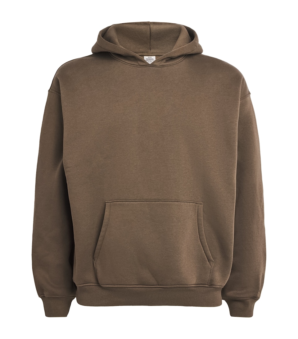 Cotton-Blend Fleece Lounge Hoodie