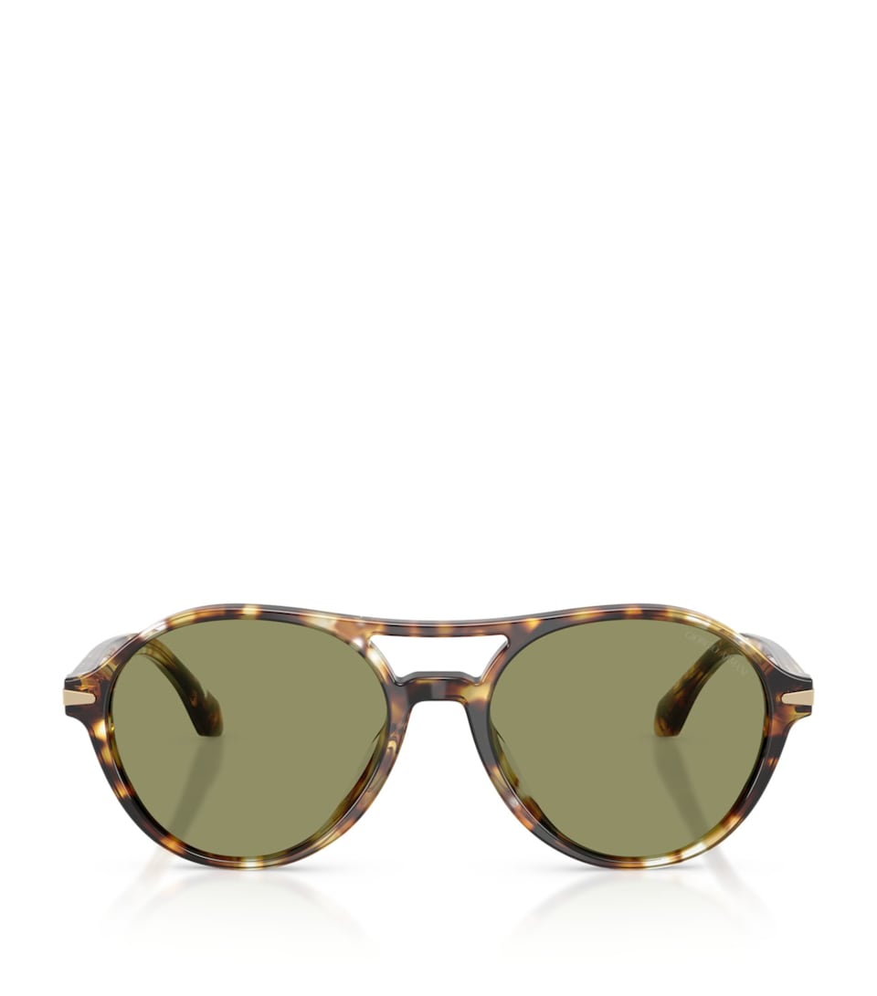 Tortoiseshell Round Sunglasses
