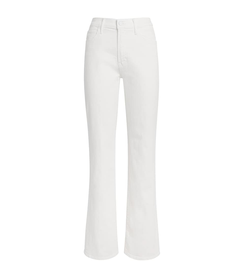 MOTHER Womens The Kick It Straight Jeans Totally Innocent