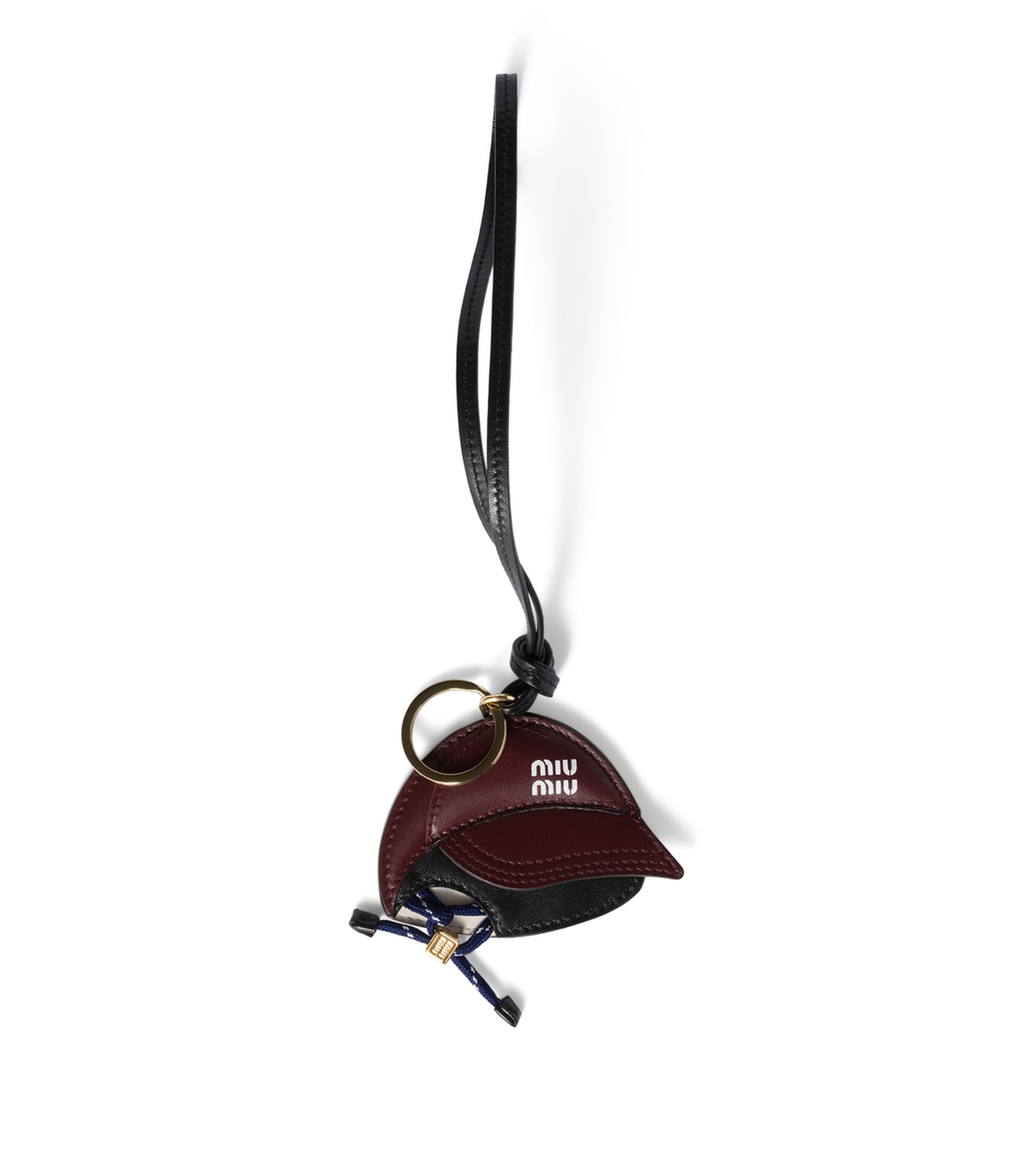 Miu Miu Grey Suede Zip-Up Hoodie Keyring | Harrods UK