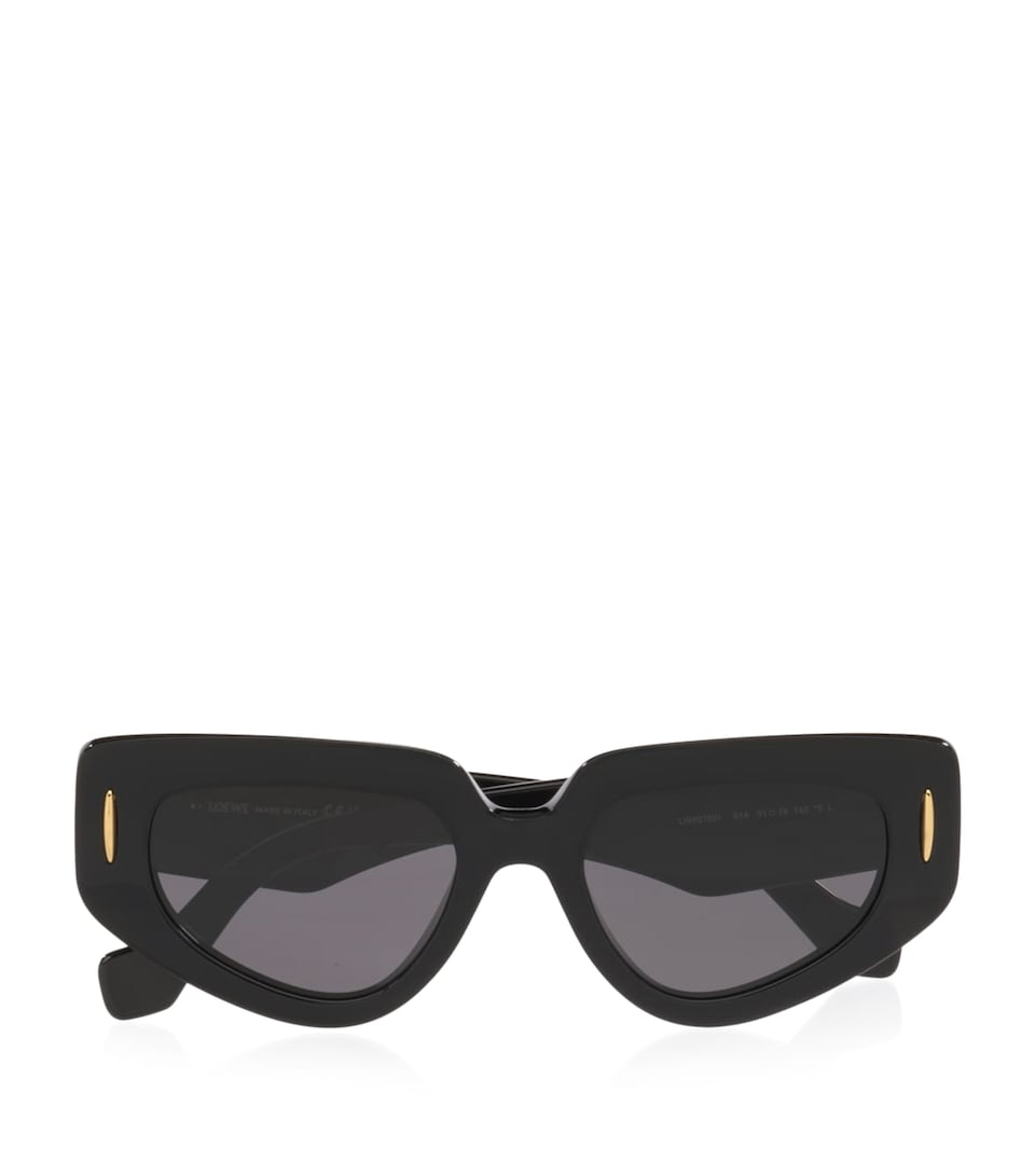 LOEWE Anagram Angular Rectangle Sunglasses Black