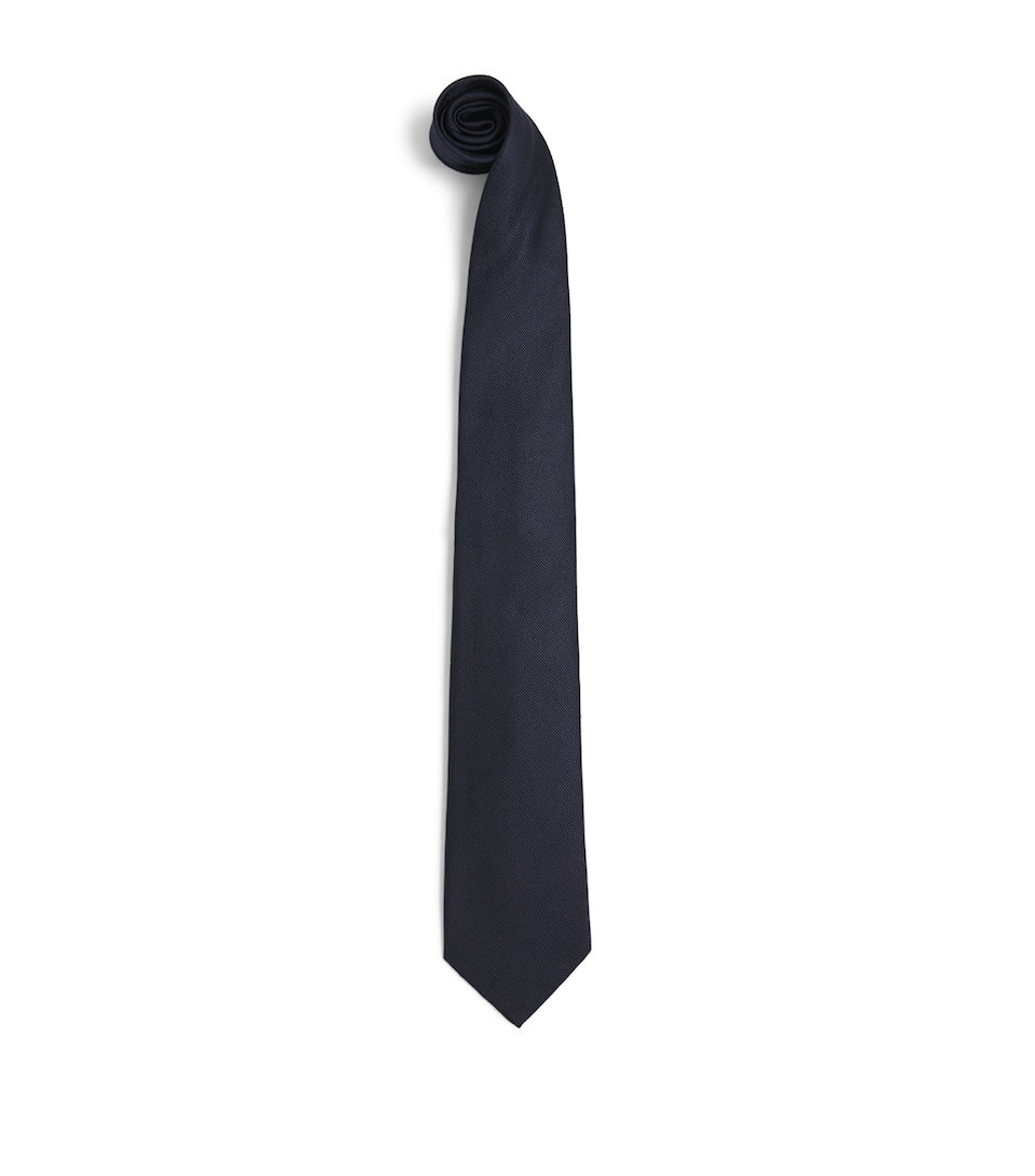 Isaia Silk Woven Tie