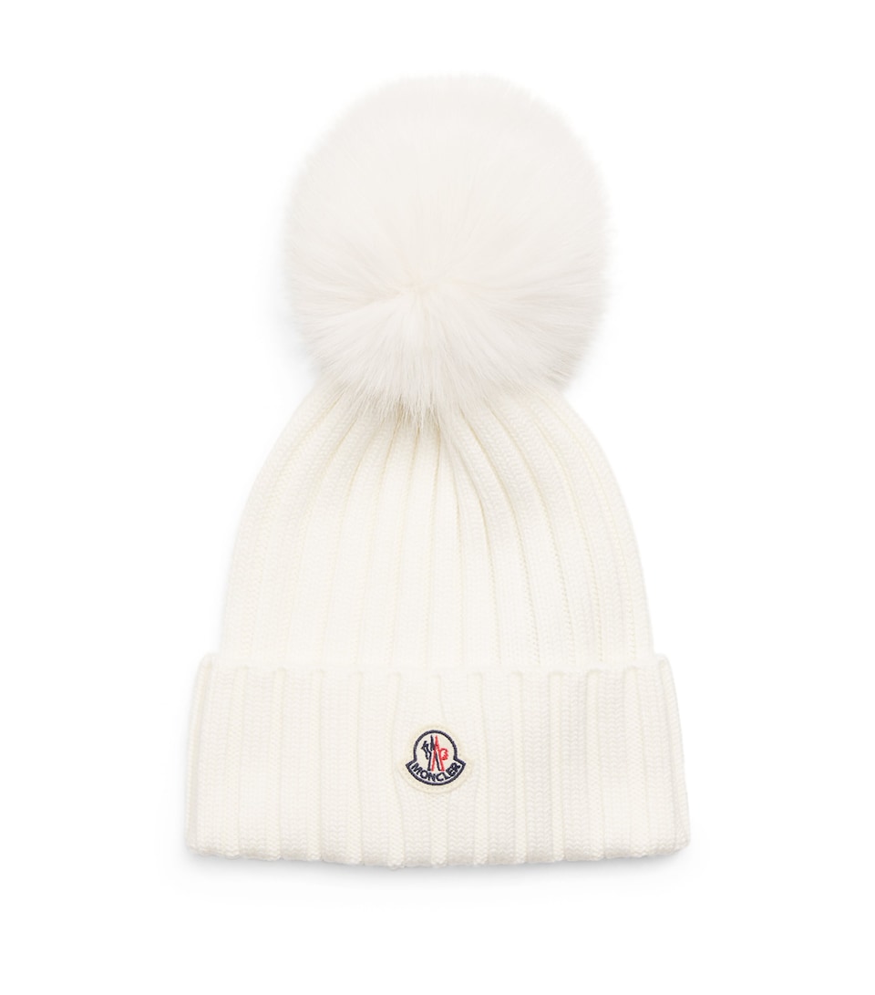 Virgin Wool Pom-Pom Beanie