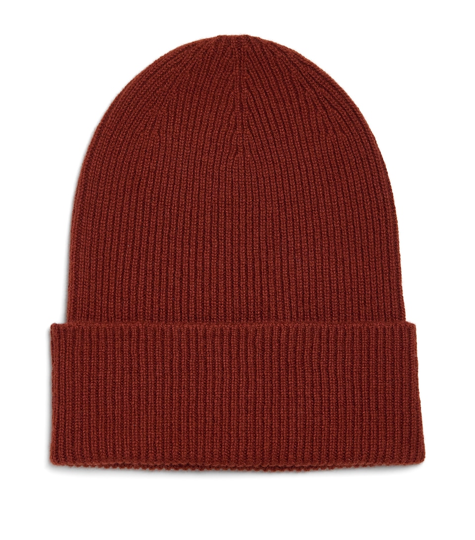 Cashmere Slouchy Ribbed Beanie