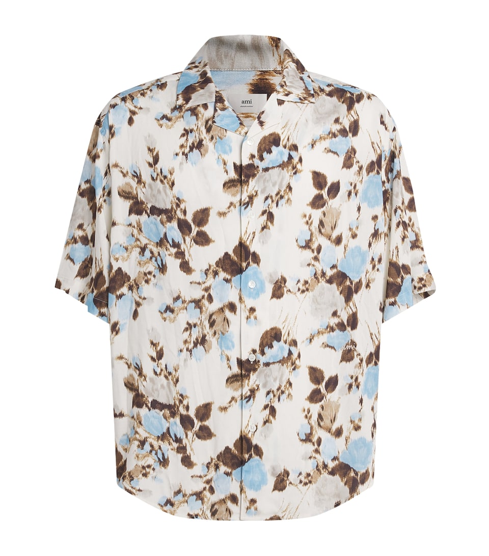 Floral Short-Sleeve Shirt