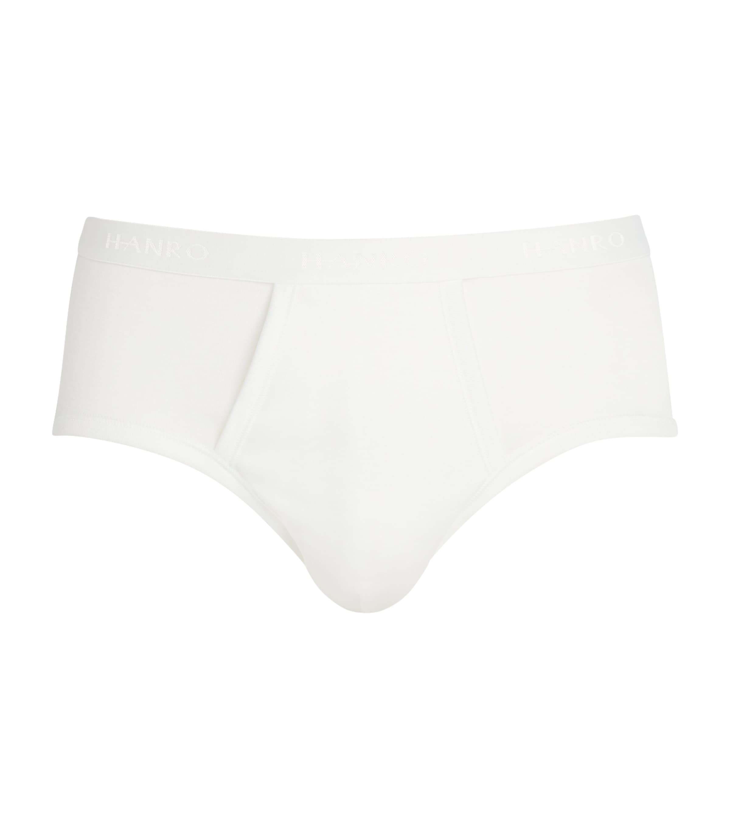 Hanro Mens Mercerised Cotton Briefs White
