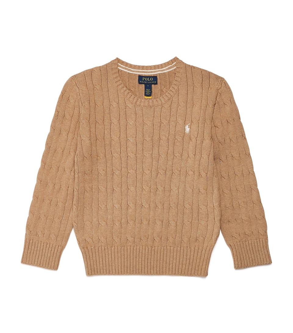 Cotton Cable-Knit Sweater (6-14 Years)
