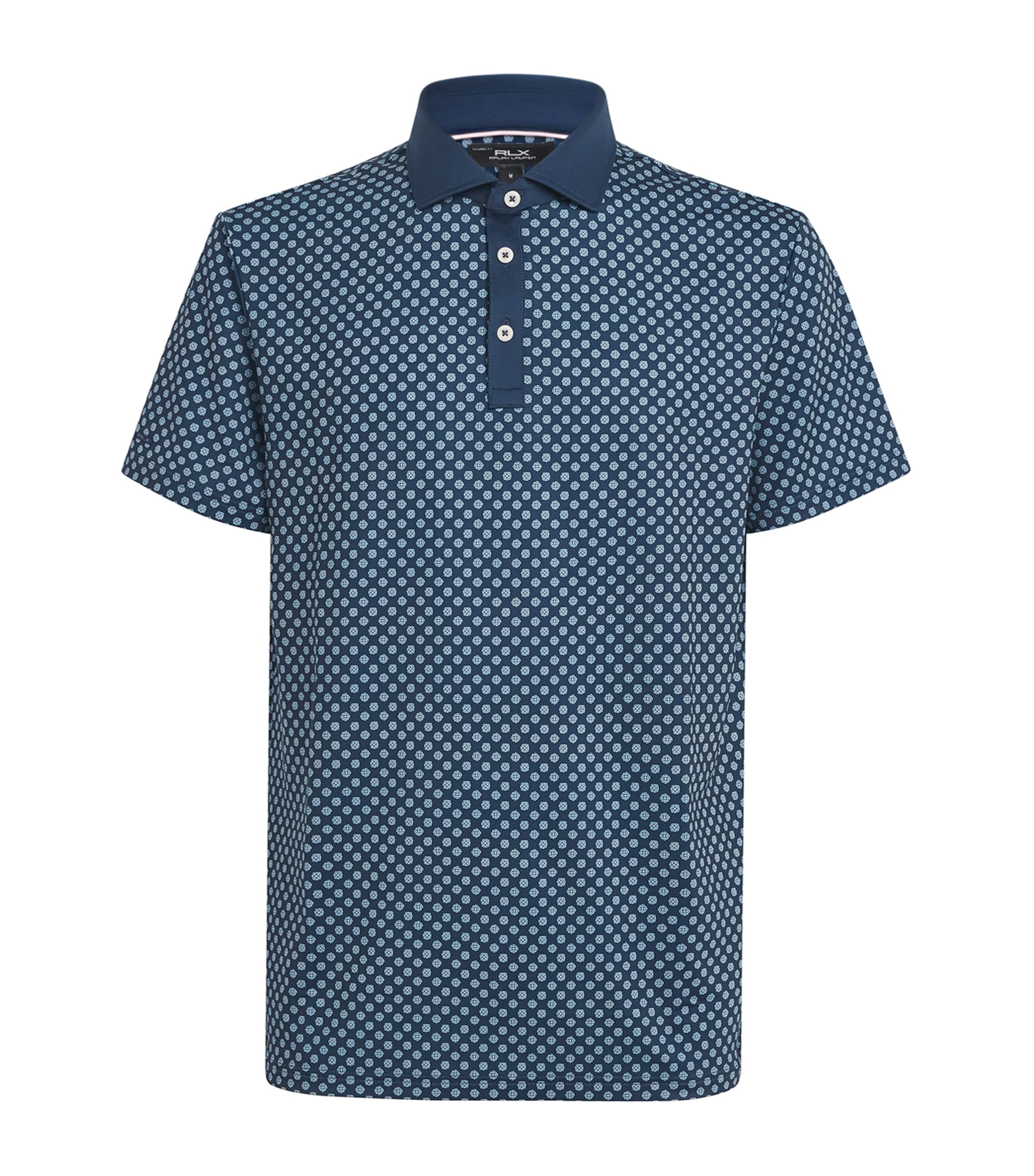 RLX Ralph Lauren Mens Tailored Fit Performance Polo Shirt Ref Nvy Highland