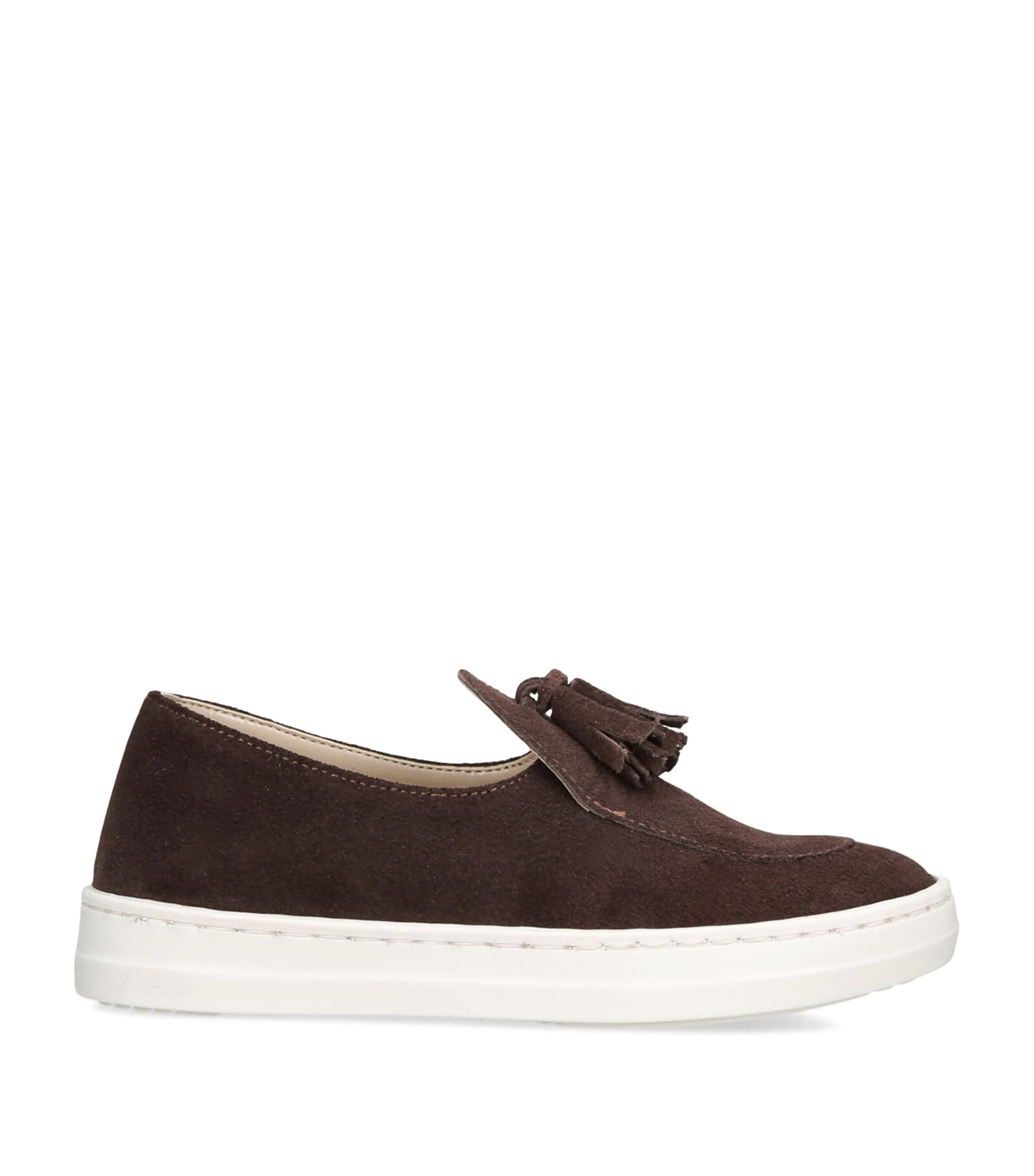 BabyWalker Suede Tassel Loafers Brown