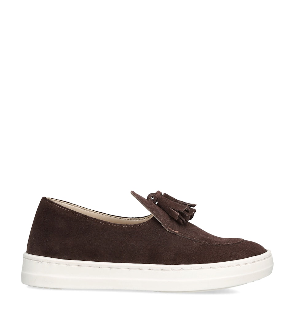 BabyWalker Suede Tassel Loafers Brown