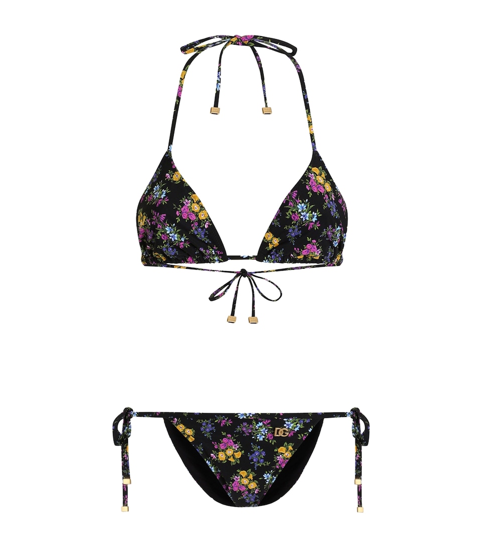 Floral Triangle Bikini