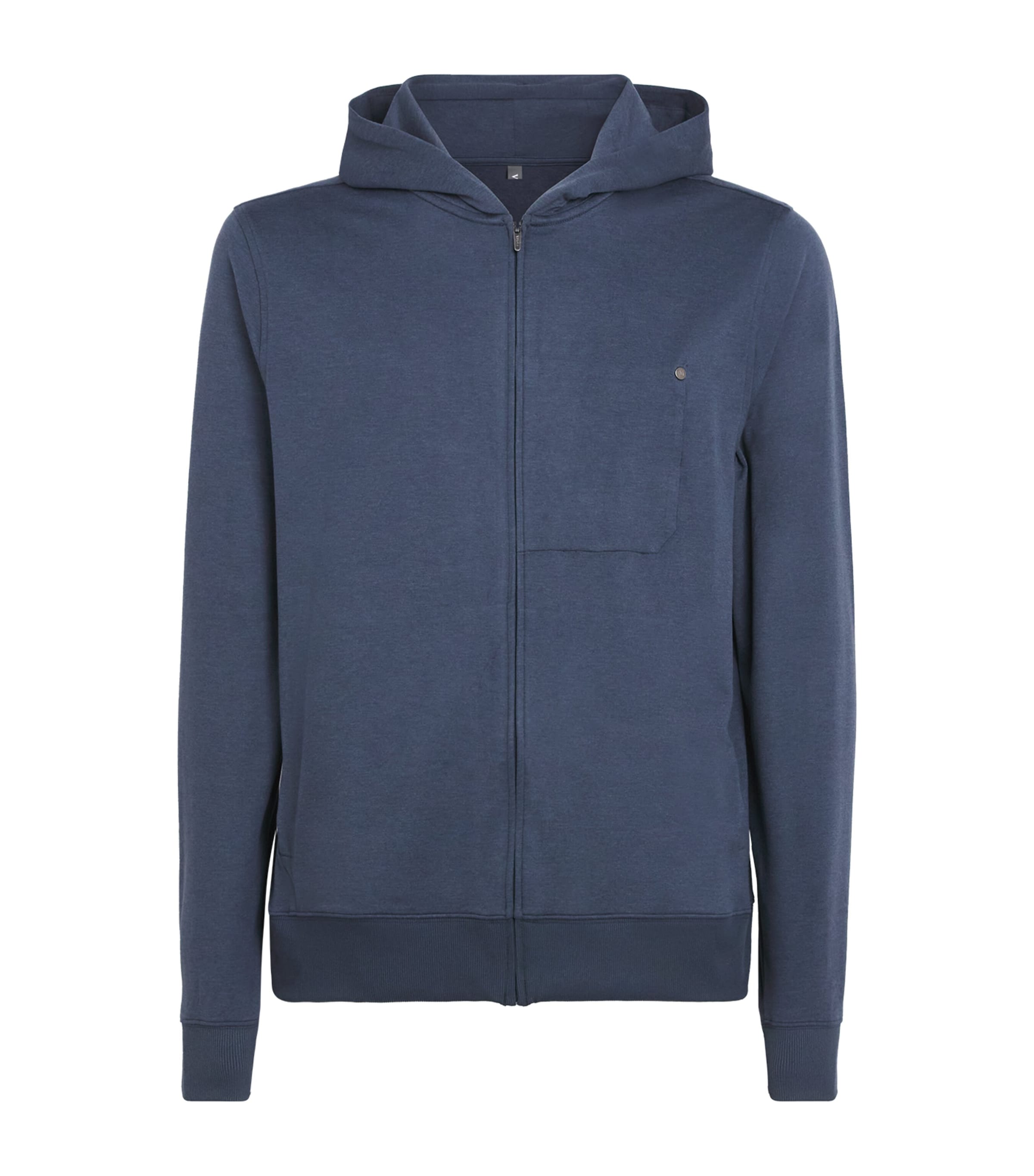 VUORI Mens Zip-Up Ponto Hoodie Haz Azure Heath