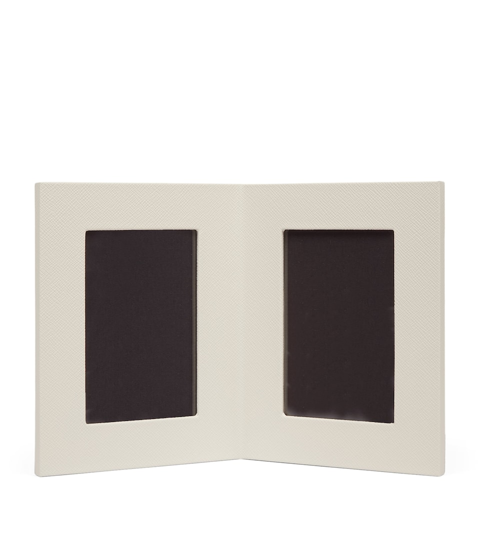 Calfskin Panama Double Frame (6” x 4”)