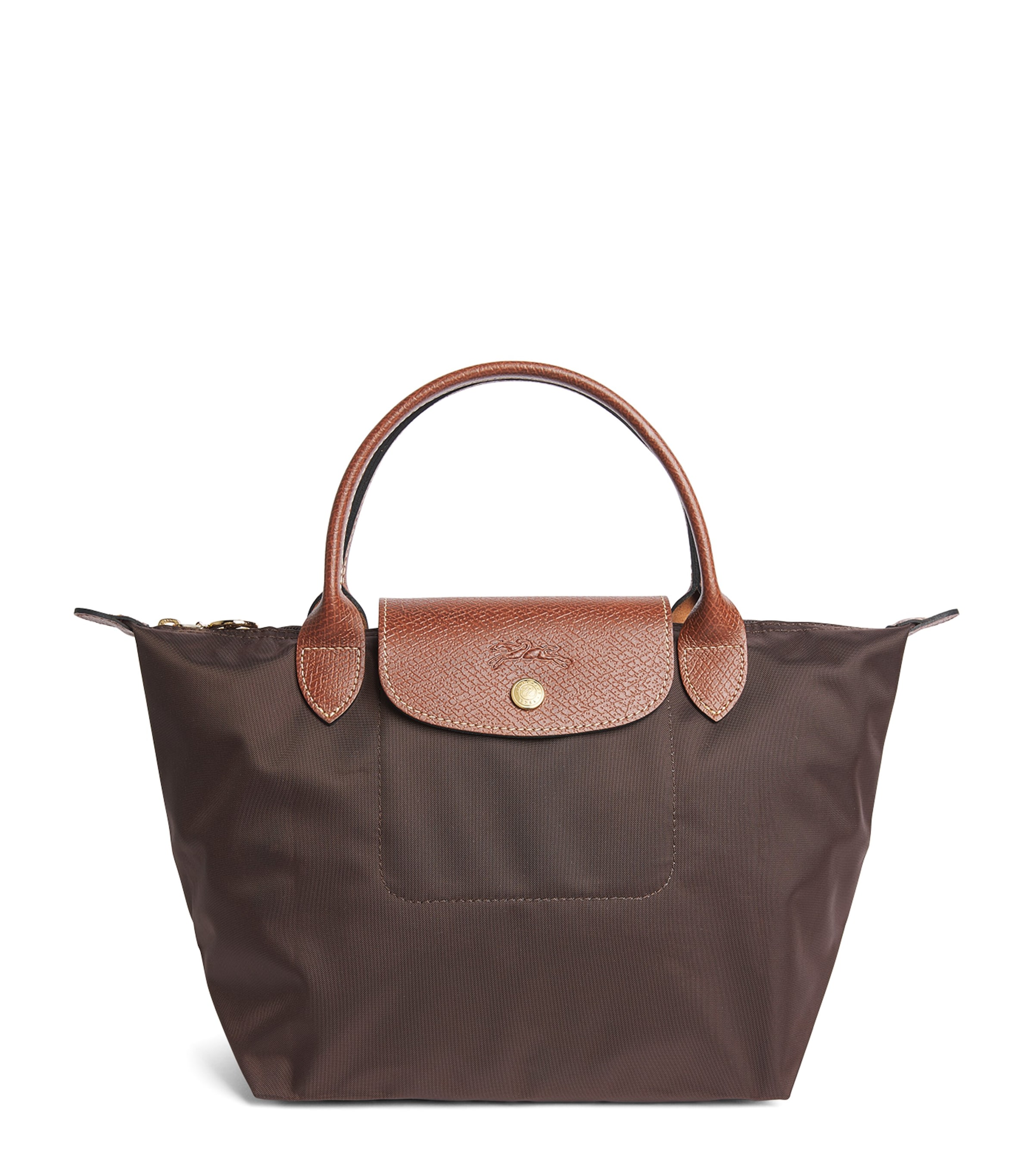 Longchamp Small Le Pliage Original Handbag Moka