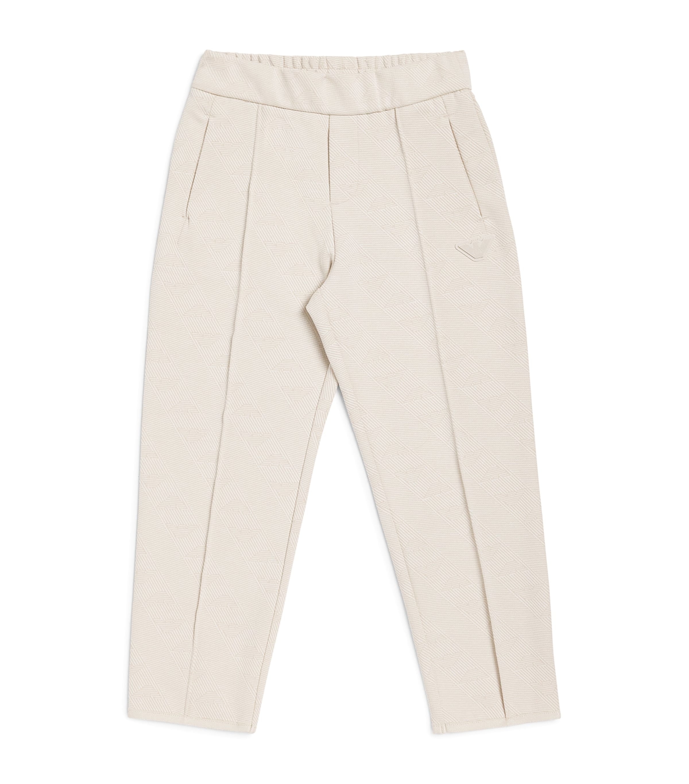 Emporio Armani Kids Patterned Chinos (4-16 Years) French Oak