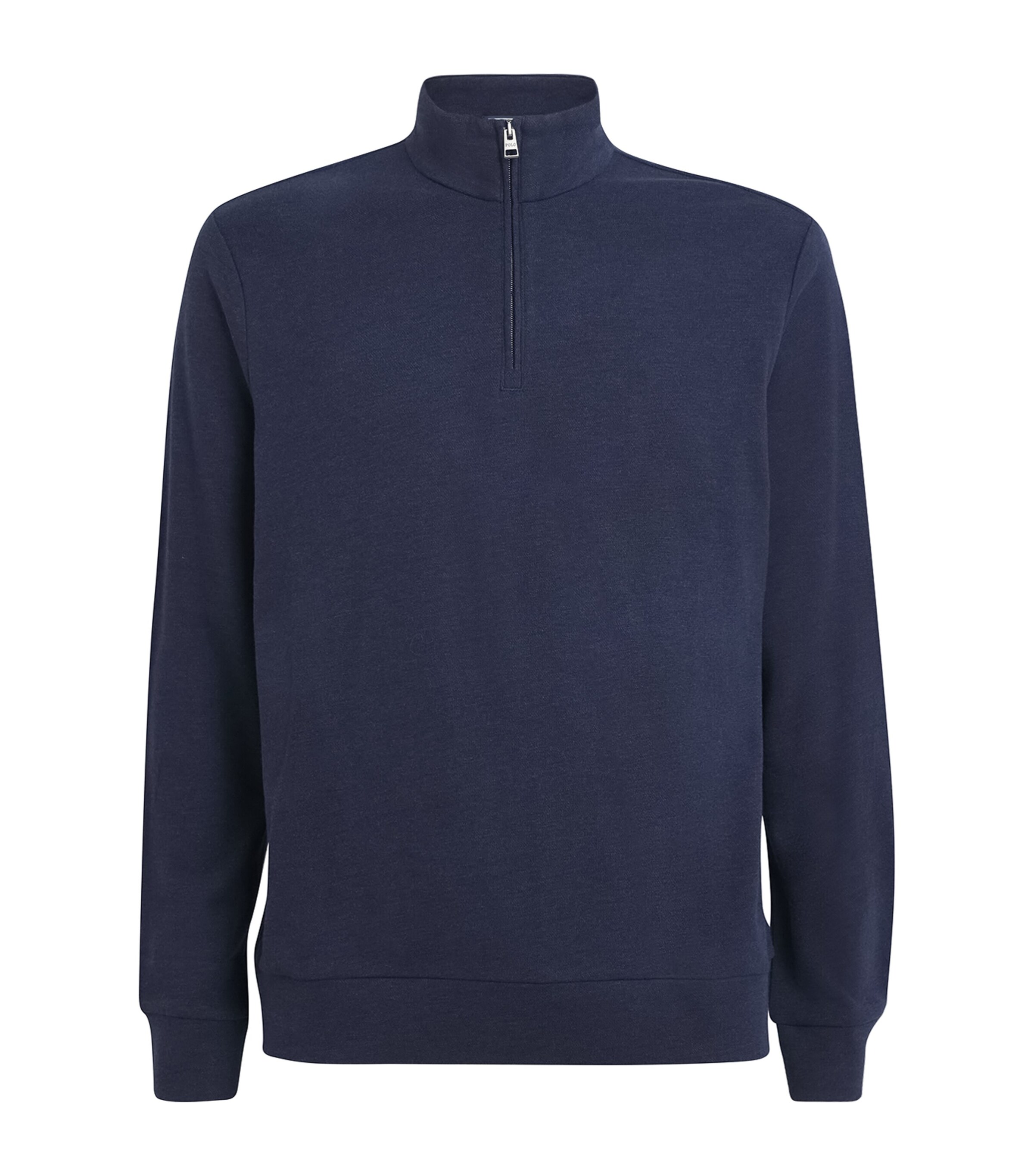 Cotton-Blend Quarter-Zip Sweater