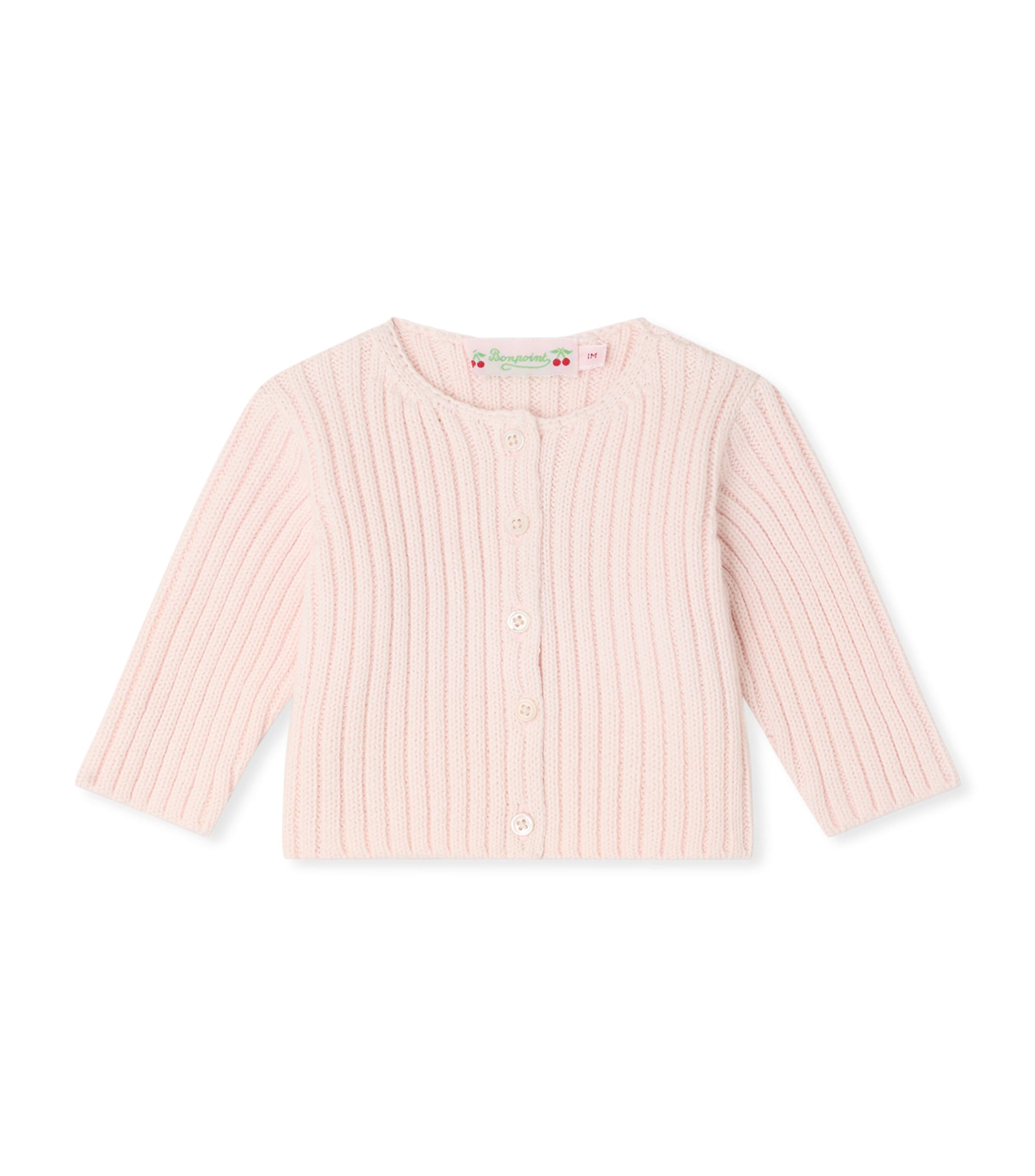 Bonpoint Esil Cardigan (1-18 Months) Rose Poudre