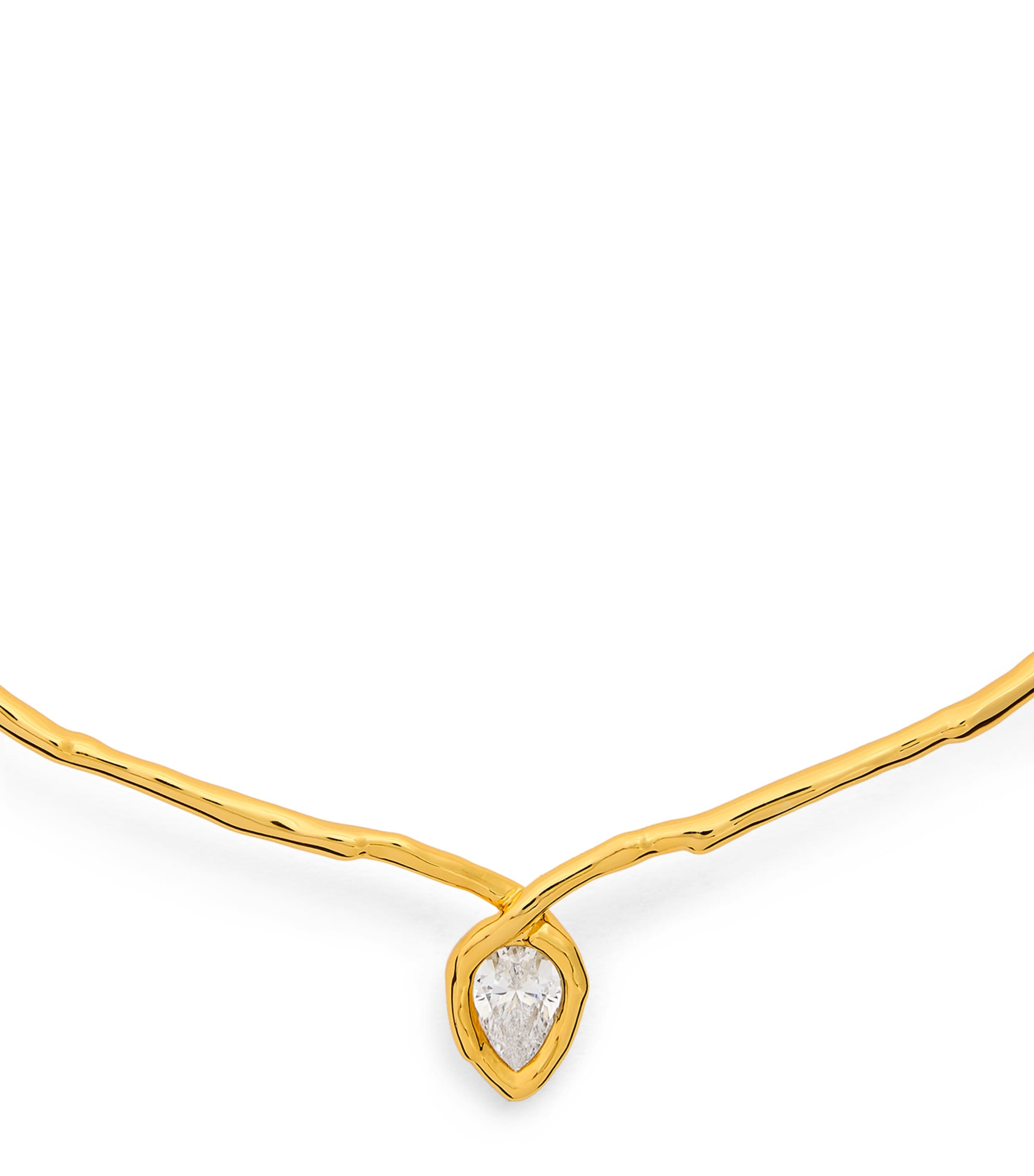 Gold-Plated Asterales Collar Necklace